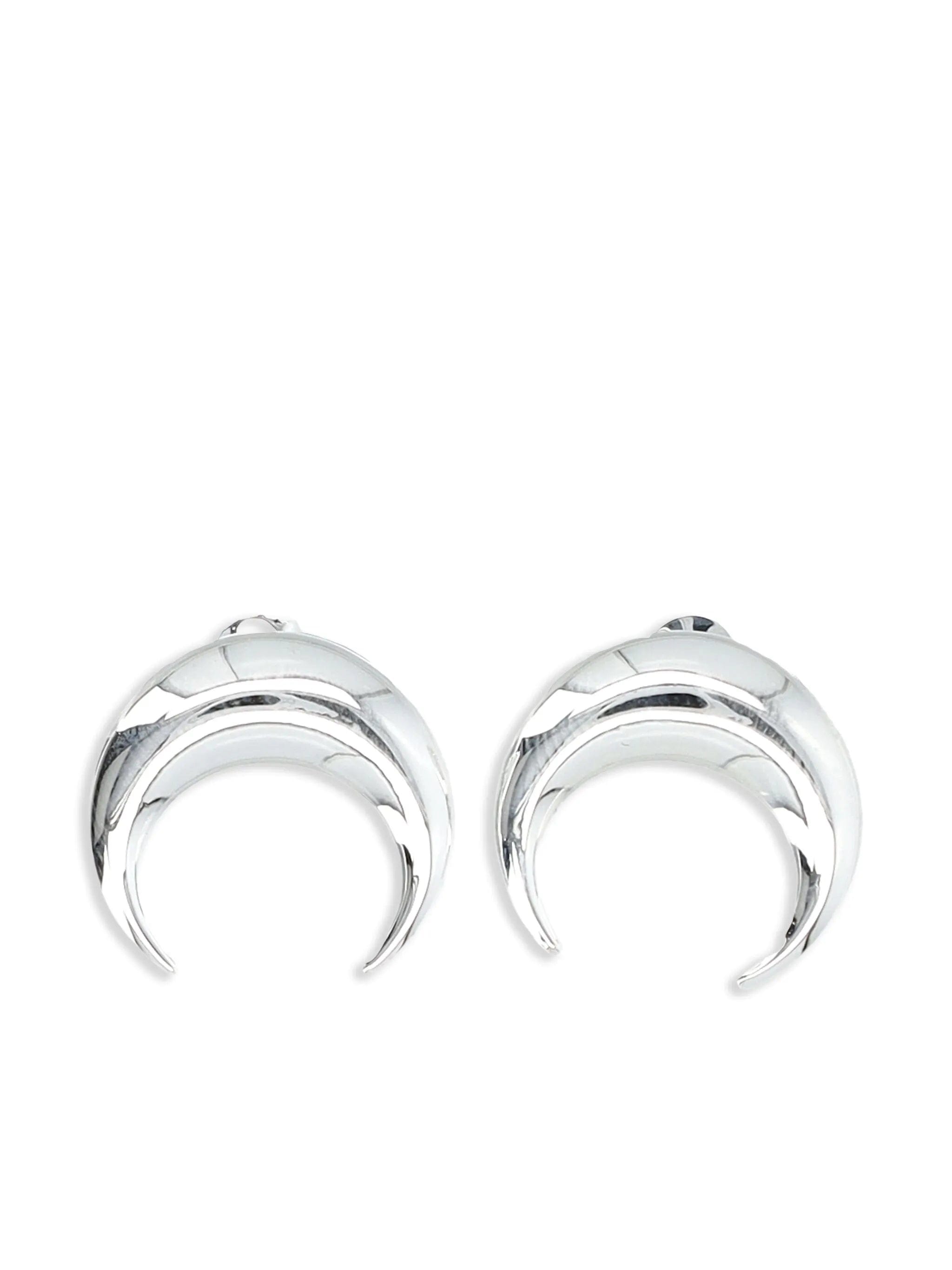 Marine Serre Moon earrings