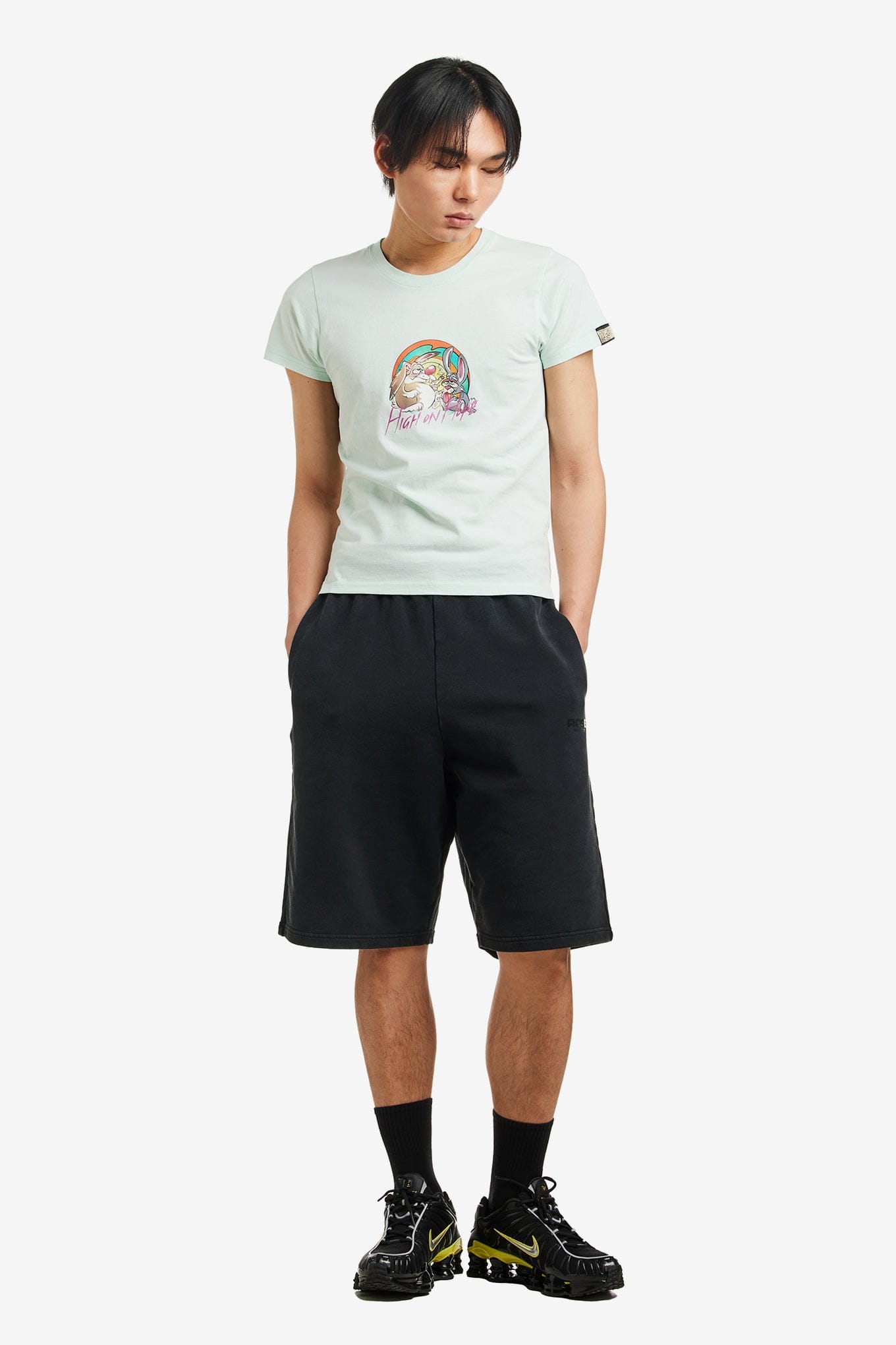 Martine ROSE SHRUNKEN T - SHIRT
