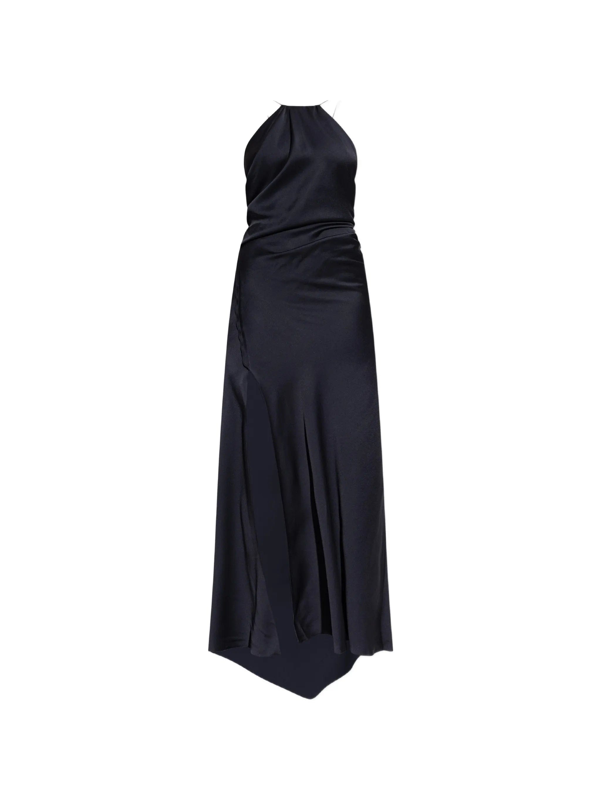 Victoria Beckham chain halter gown