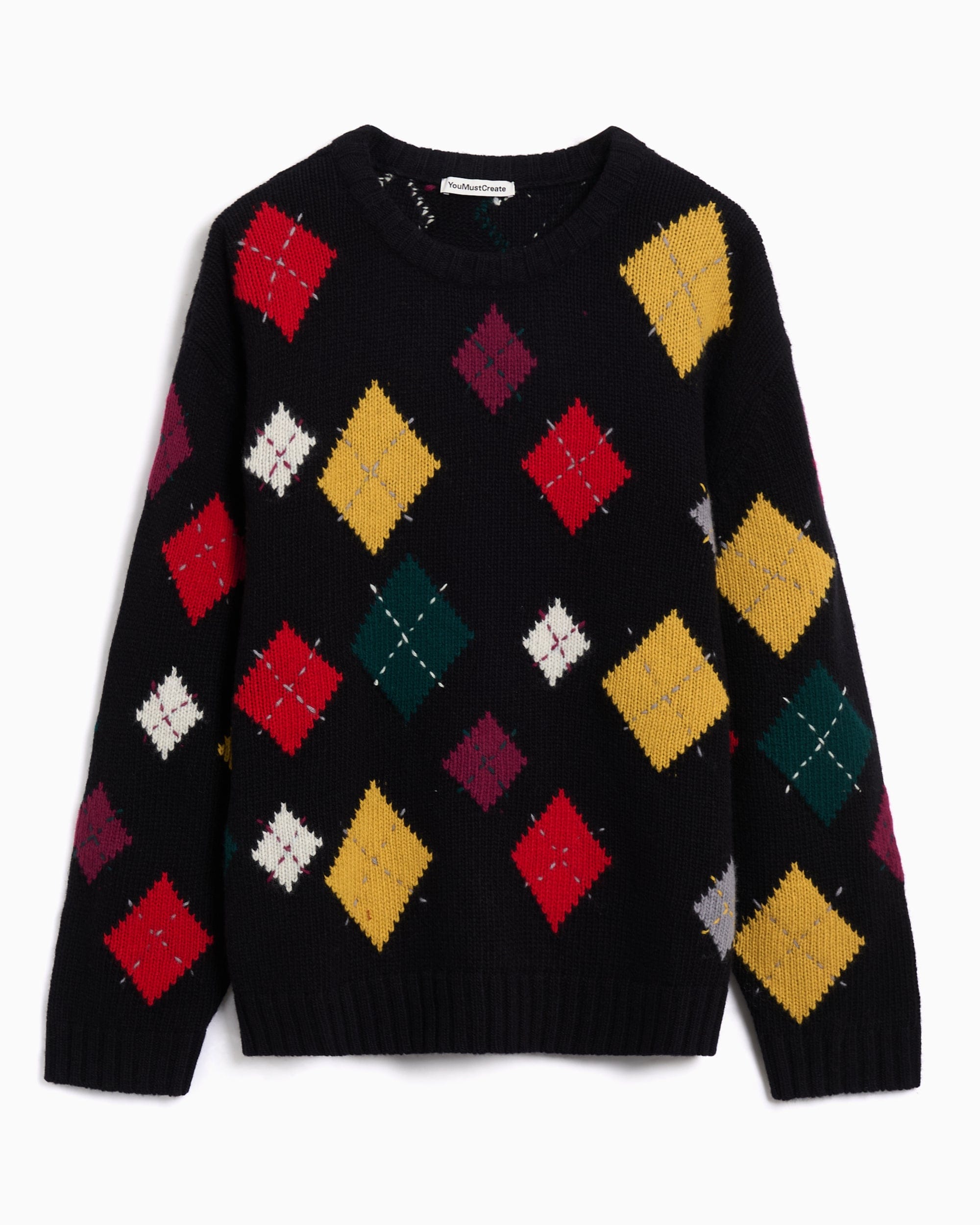 YMC Jersey Relaxed Rombos YMC Flint para hombre