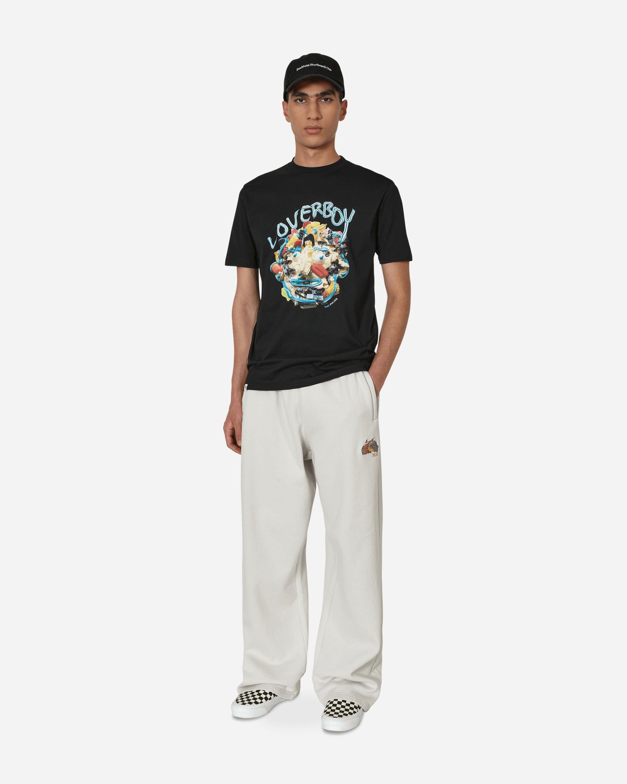 Charles Jeffrey Loverboy Face T - Shirt Black