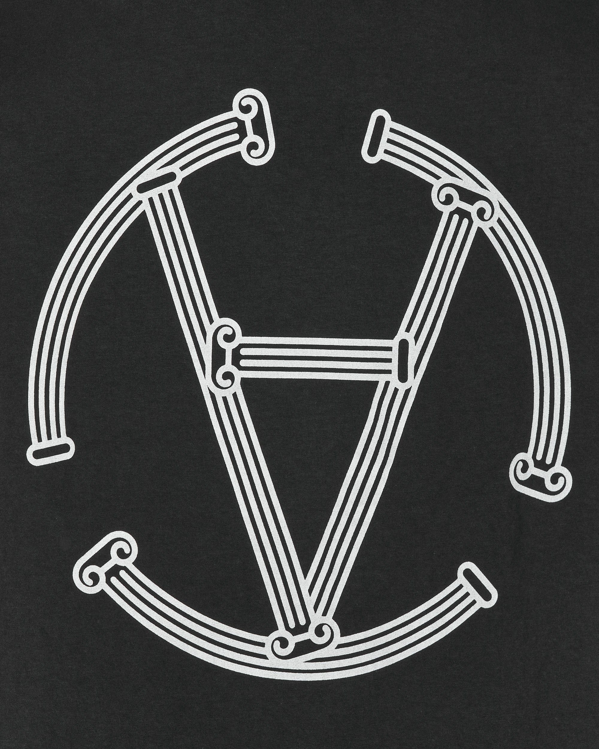 Aries Slam Jam Exclusive Column Circle Longsleeve T - Shirt Black
