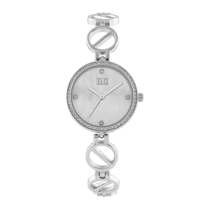 ELIZ ES8935l2SHS Metal Case and Bracelet Three - Hands Women's Watch