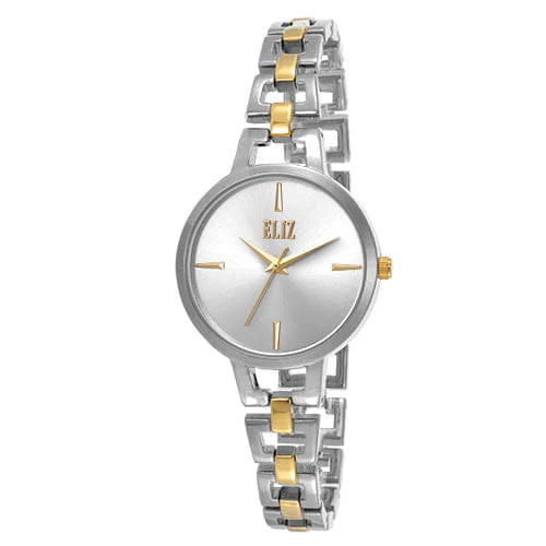 ELIZ ES8899L2TST Metal Case and Bracelet Three - hands Women's Watch