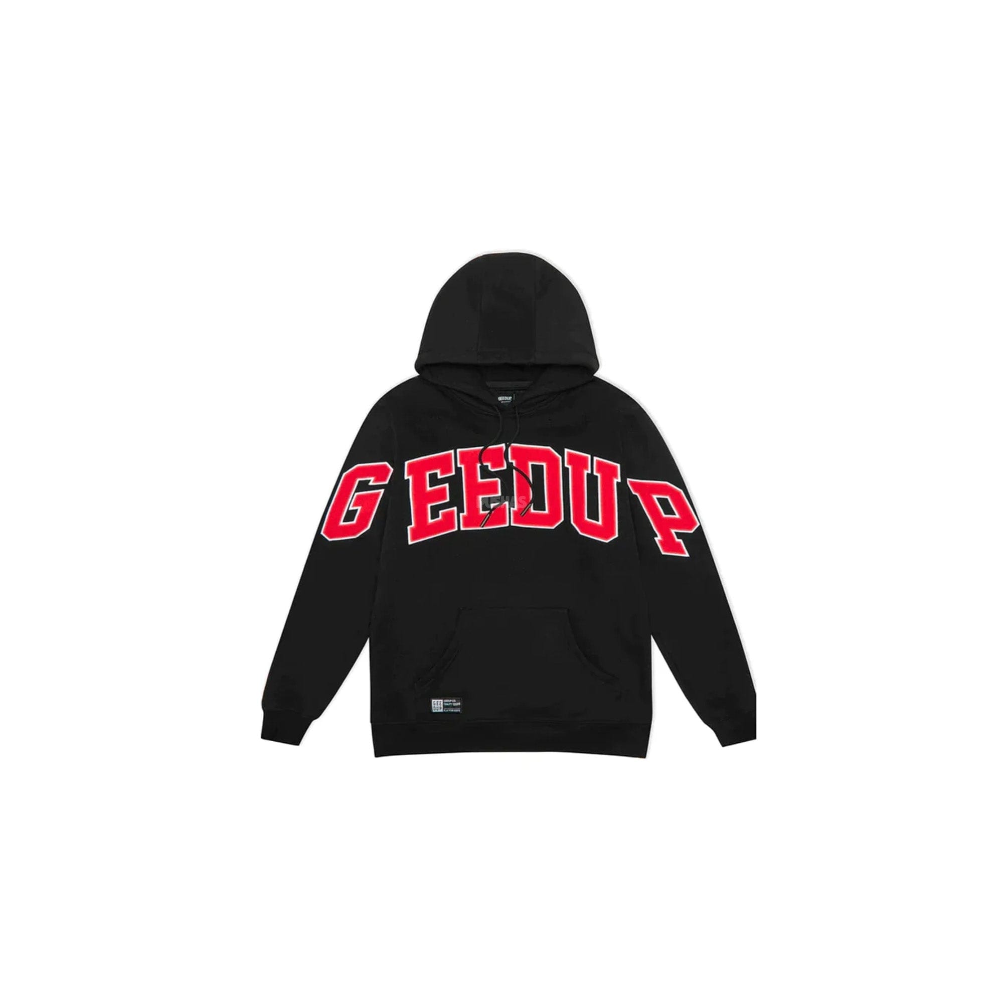 Geedup Hoodie Team Logo Black Red (2022)