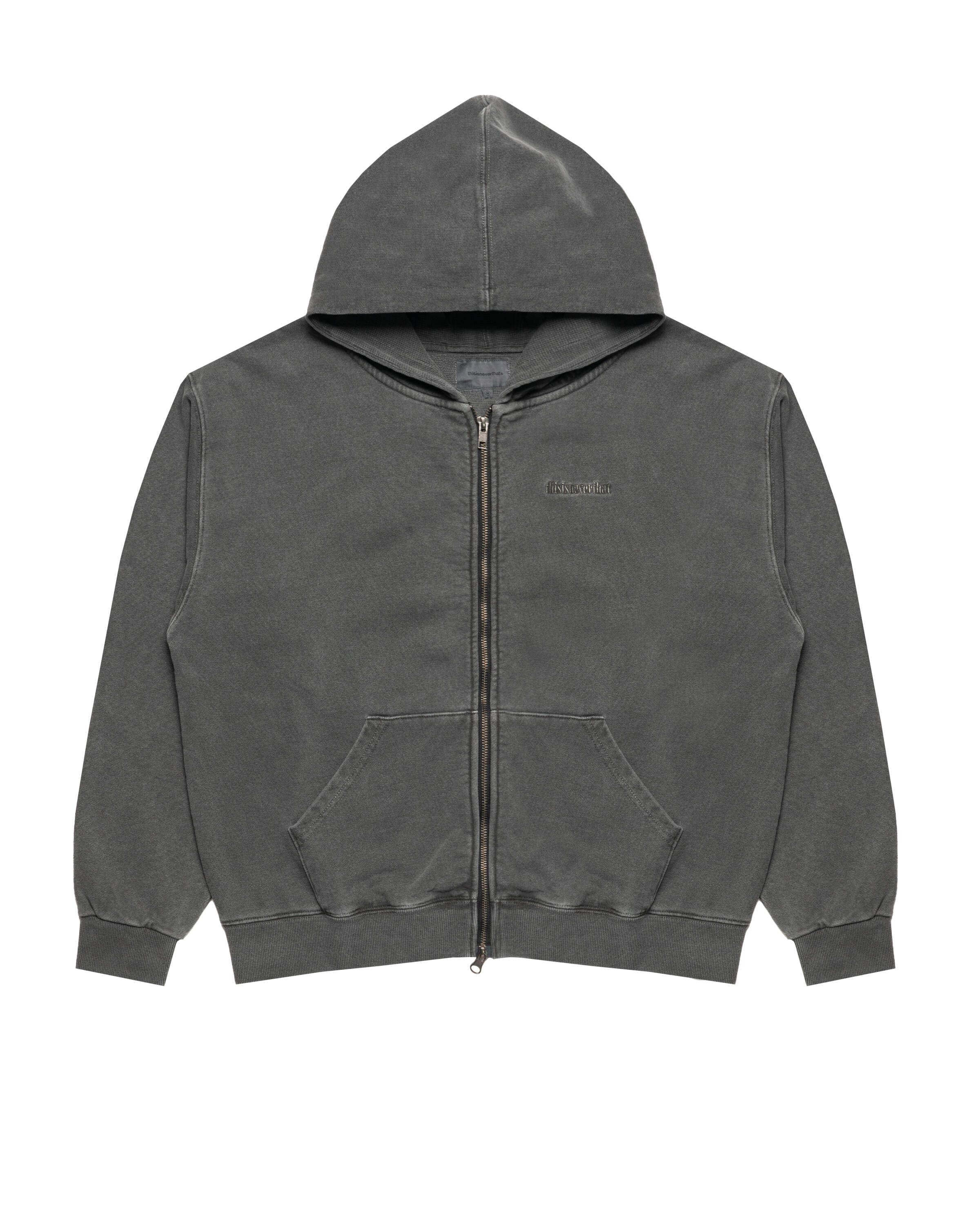 Thisisneverthat Waffle Lined Zip Up Hoodie