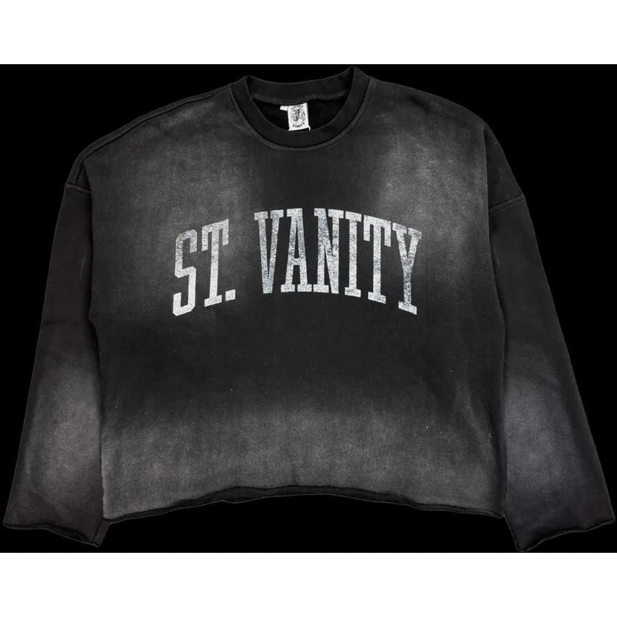 Saint Vanity Black Ash Crewneck