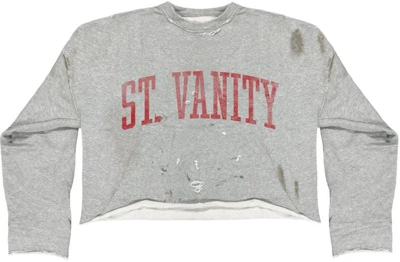 Saint Vanity Gators Crewneck Grey