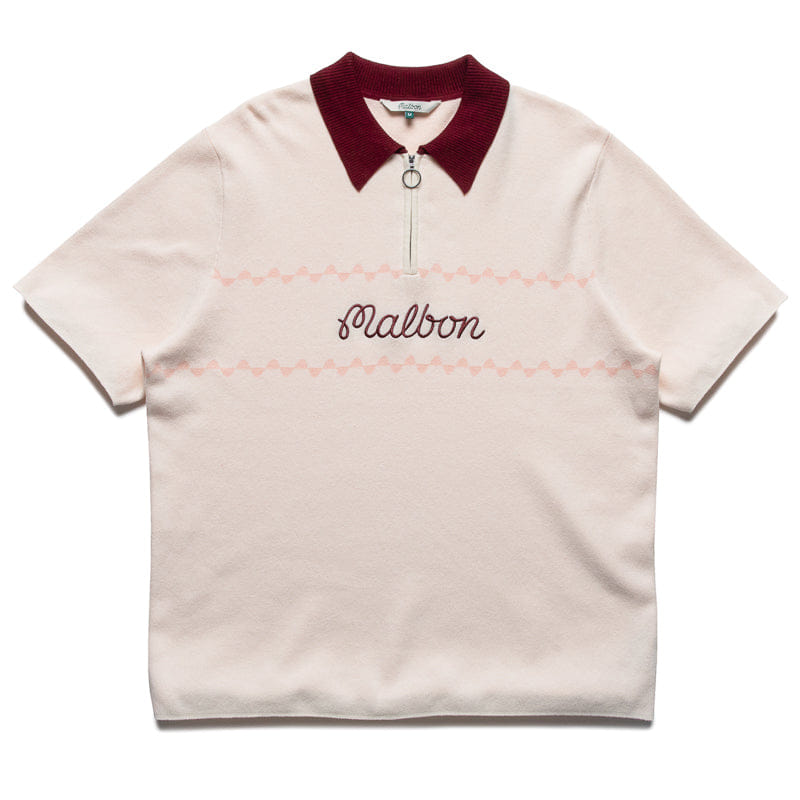 Malbon Golf Benny Polo - Whisper White