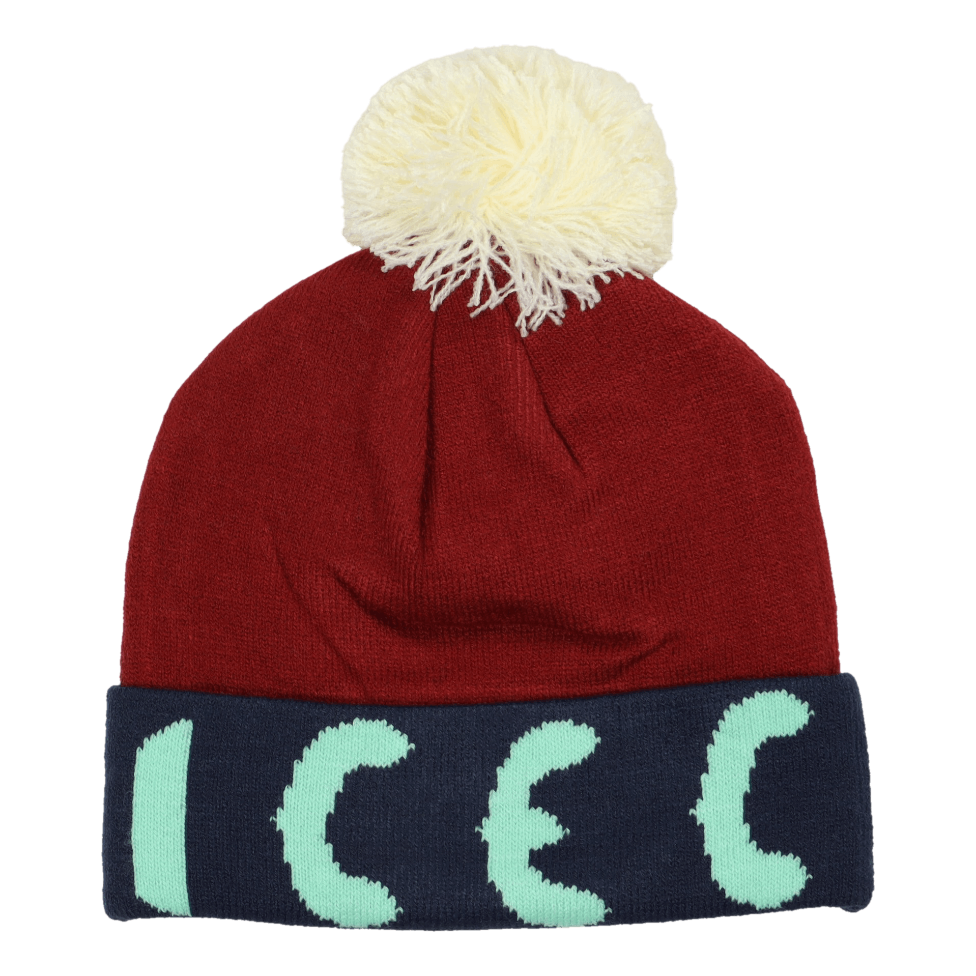 Icecream Bobble Beanie Red