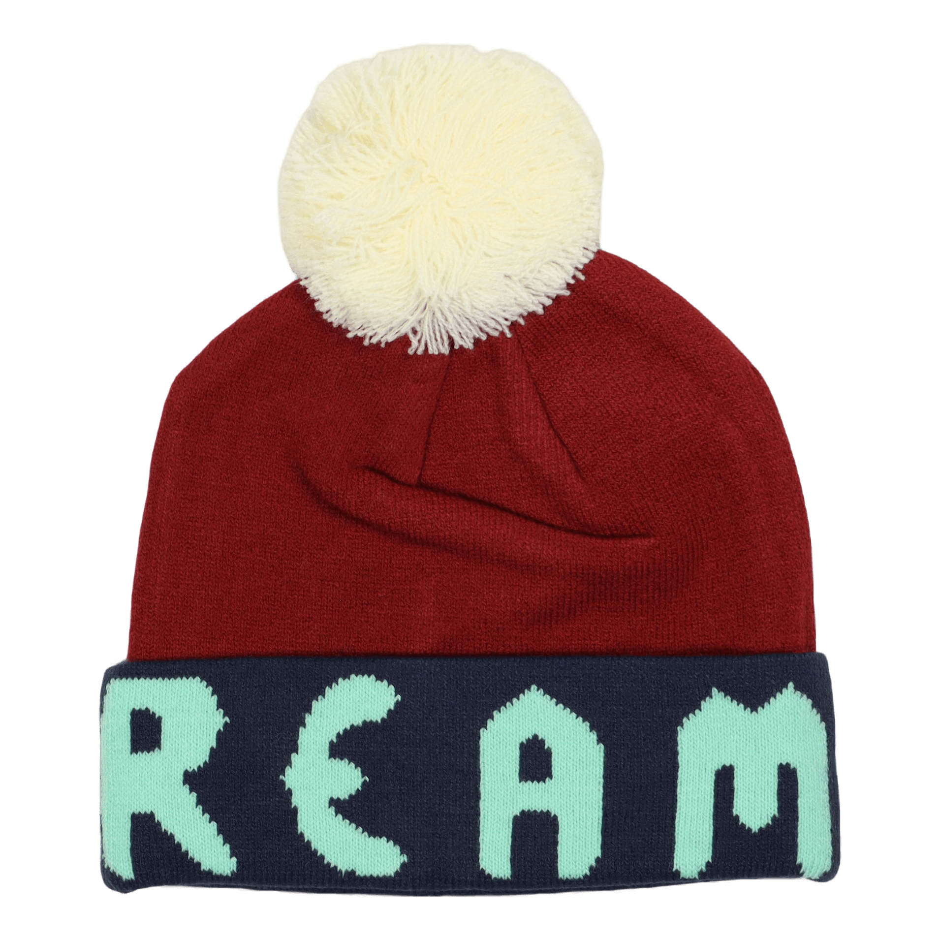Icecream Bobble Beanie Red