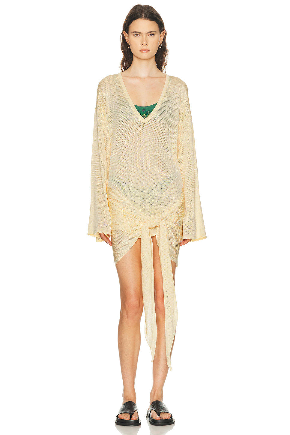 THE Attico Wrap Dress