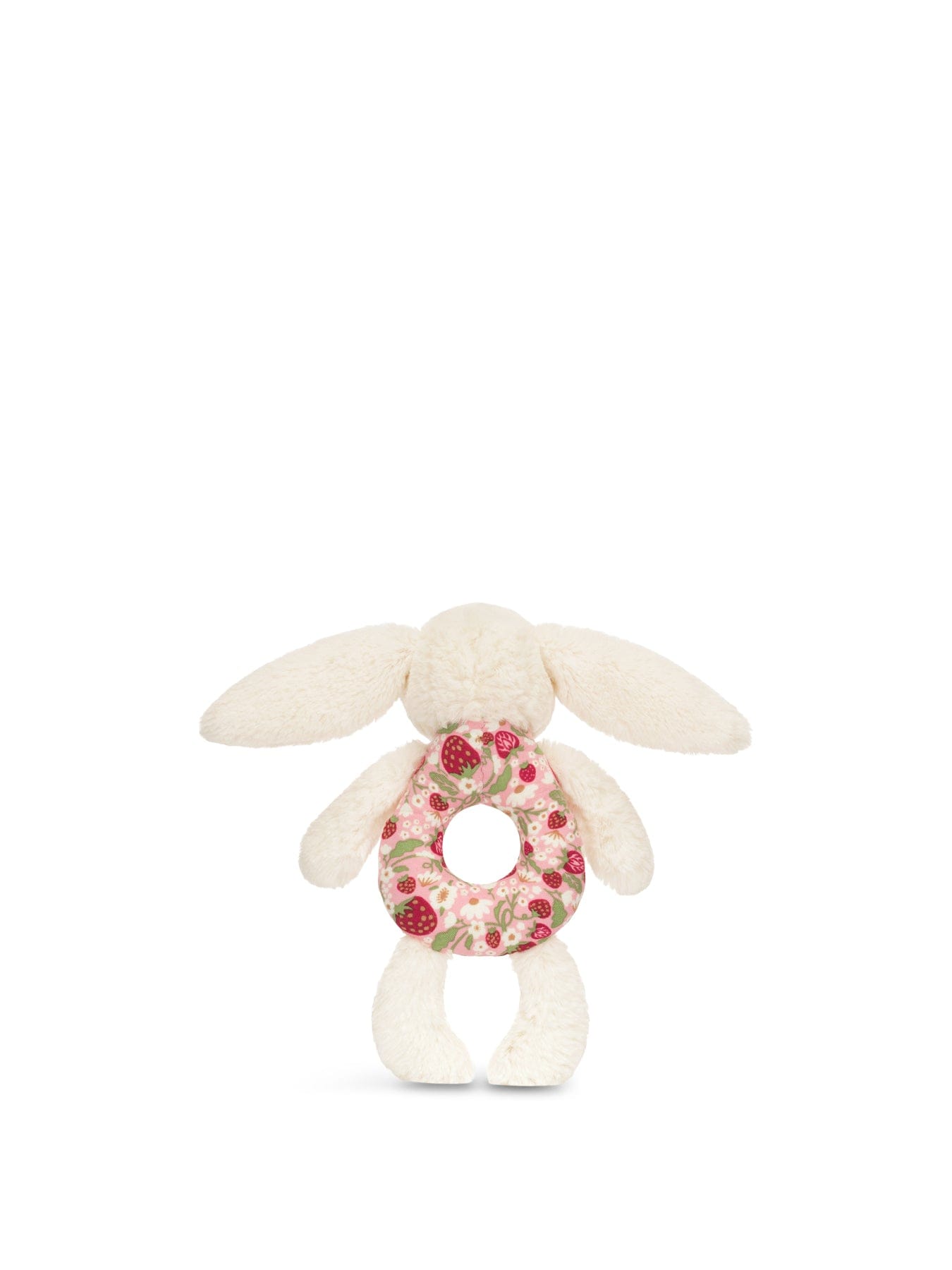 Jellycat Blossom Cream Bunny Berry Ring Rattle