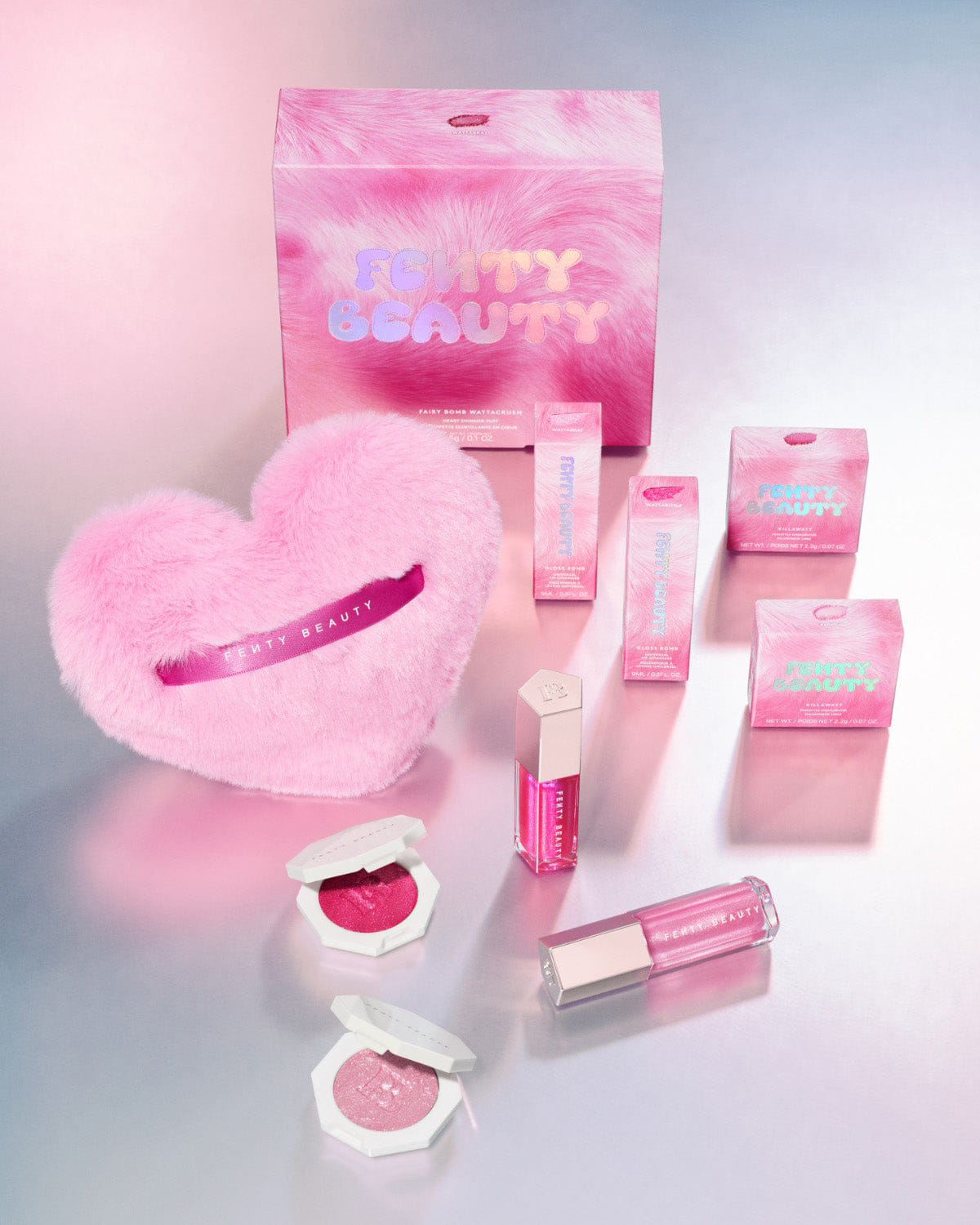 Fenty Beauty Fairy Bomb Wattacrush Heart Shimmer Puff