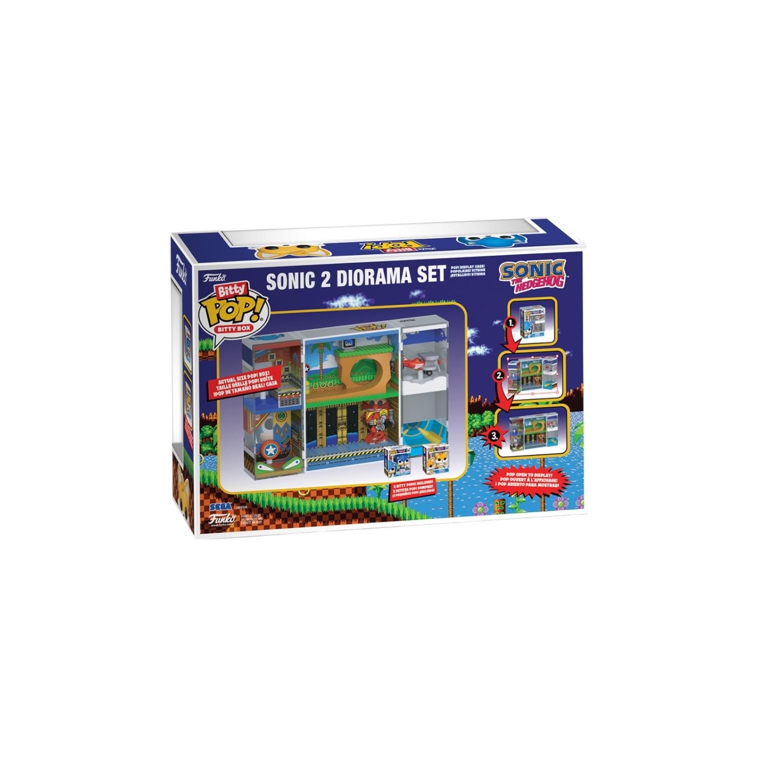 Sonic the Hedgehog Sonic 2 Diorama Set Funko Bitty Box - Sonic the Hedgehog - PREORDER
