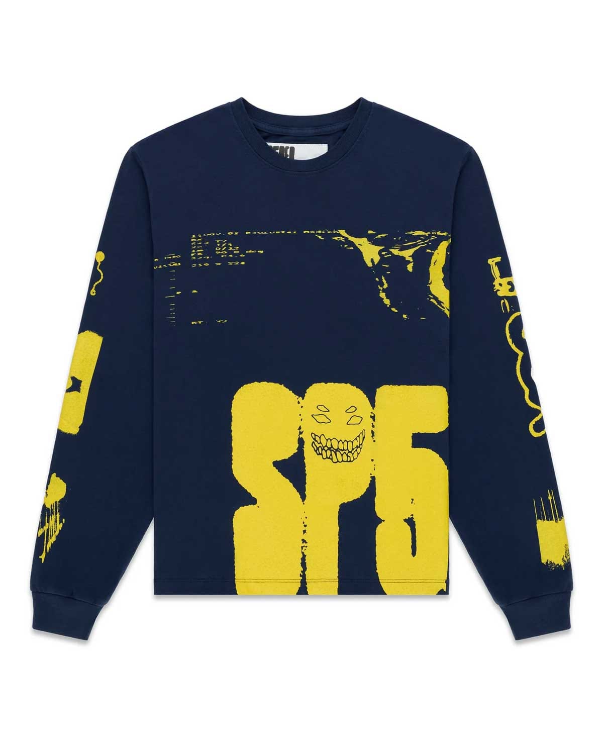 Sp5der Worldwide Sp5der X - ray L/S T-Shirt Navy