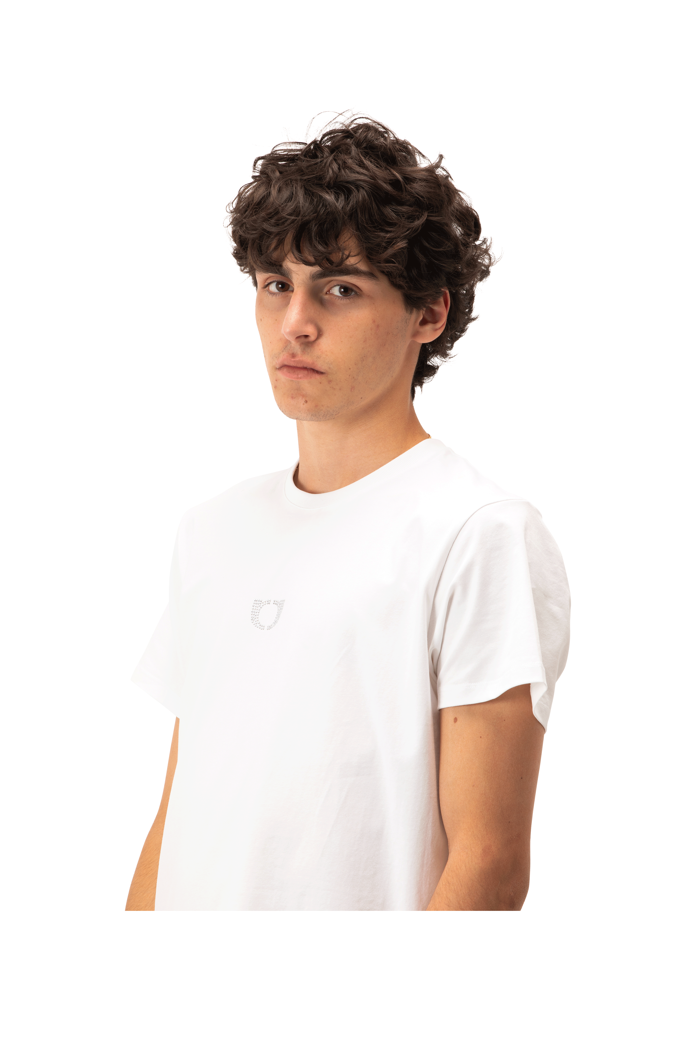 One Block Down Rhinestones Link Slim Fit T-Shirt