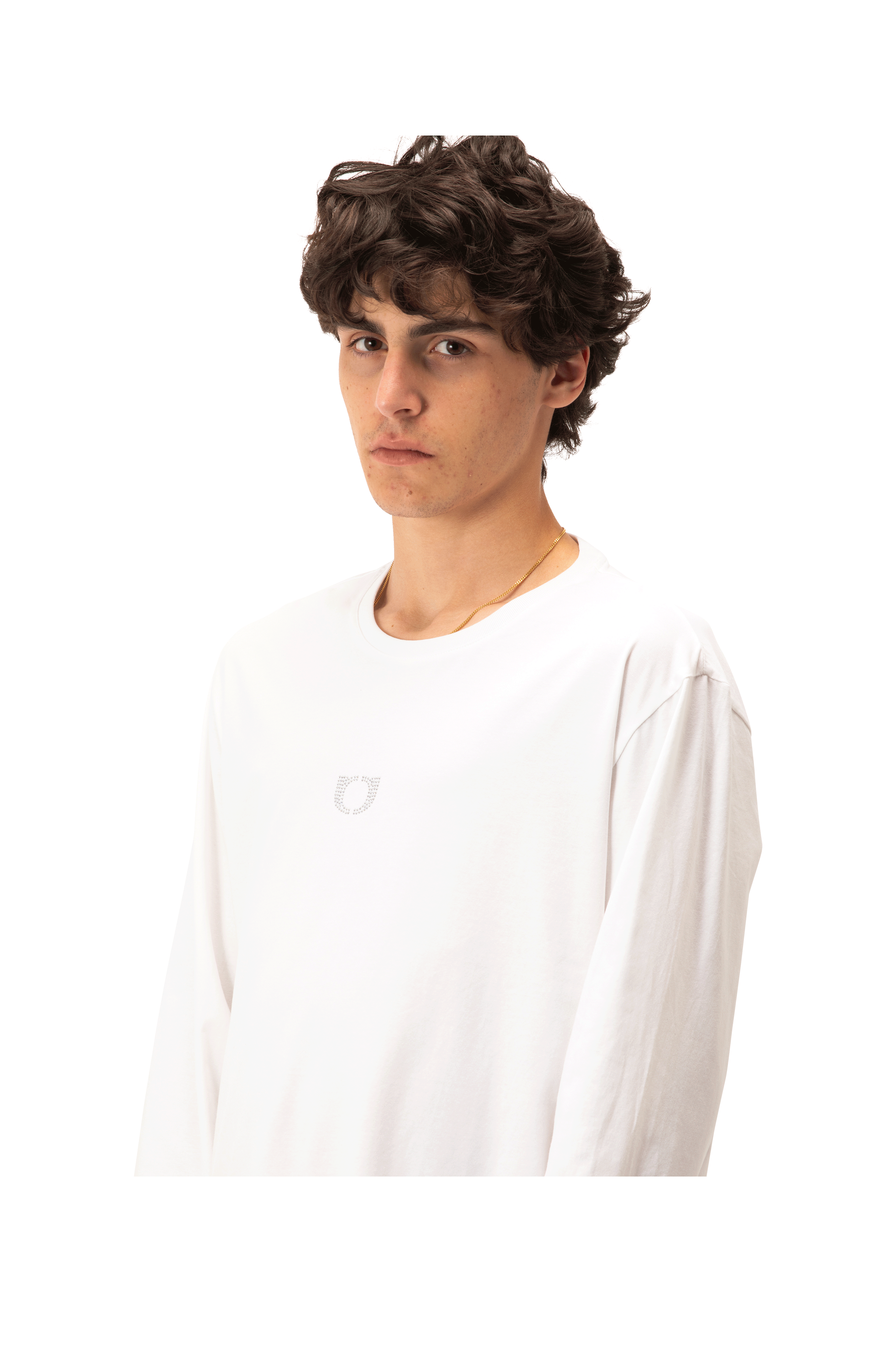 One Block Down Rhinestones Link Longsleeve T-Shirt