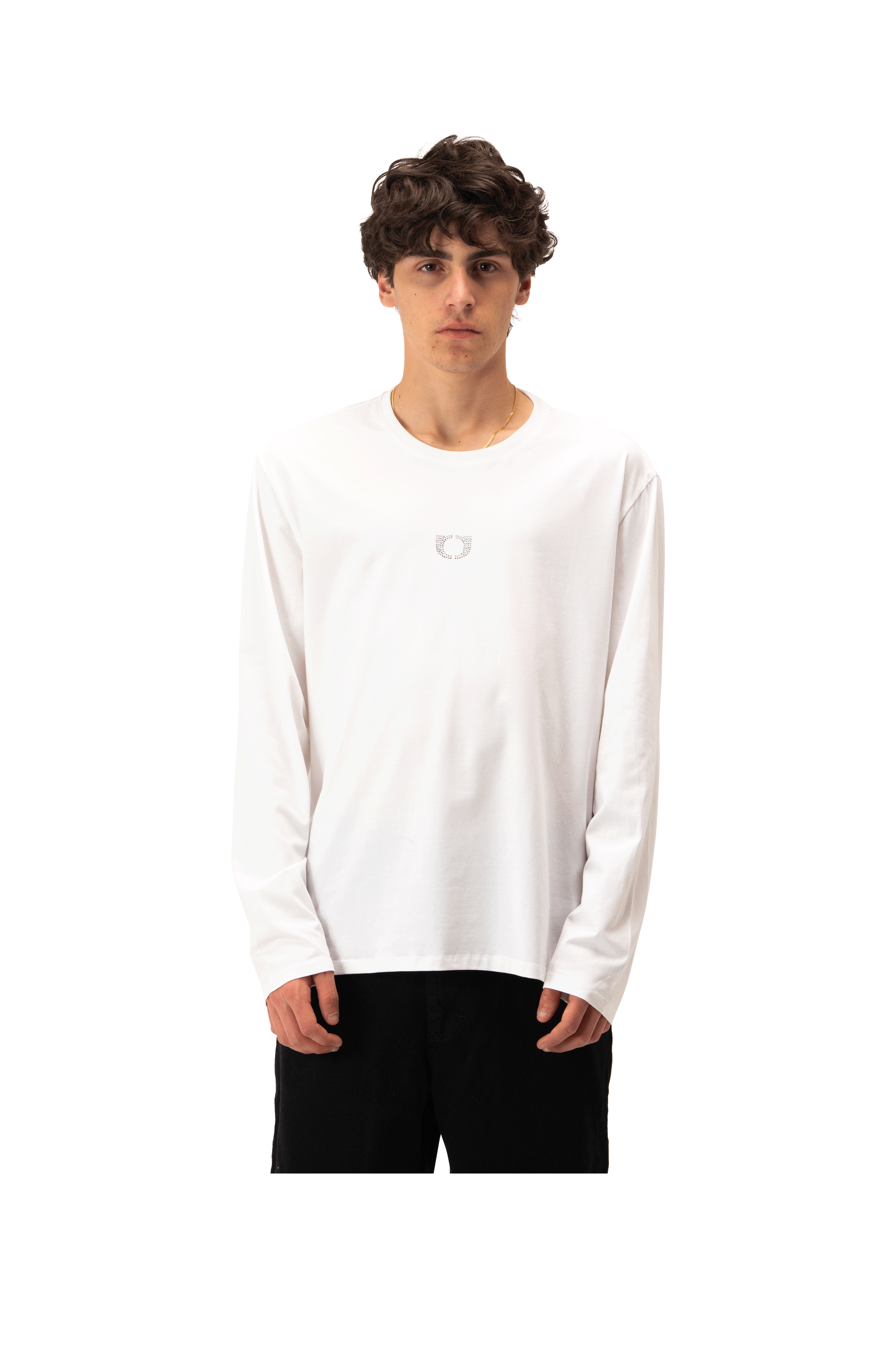 One Block Down Rhinestones Link Longsleeve T-Shirt