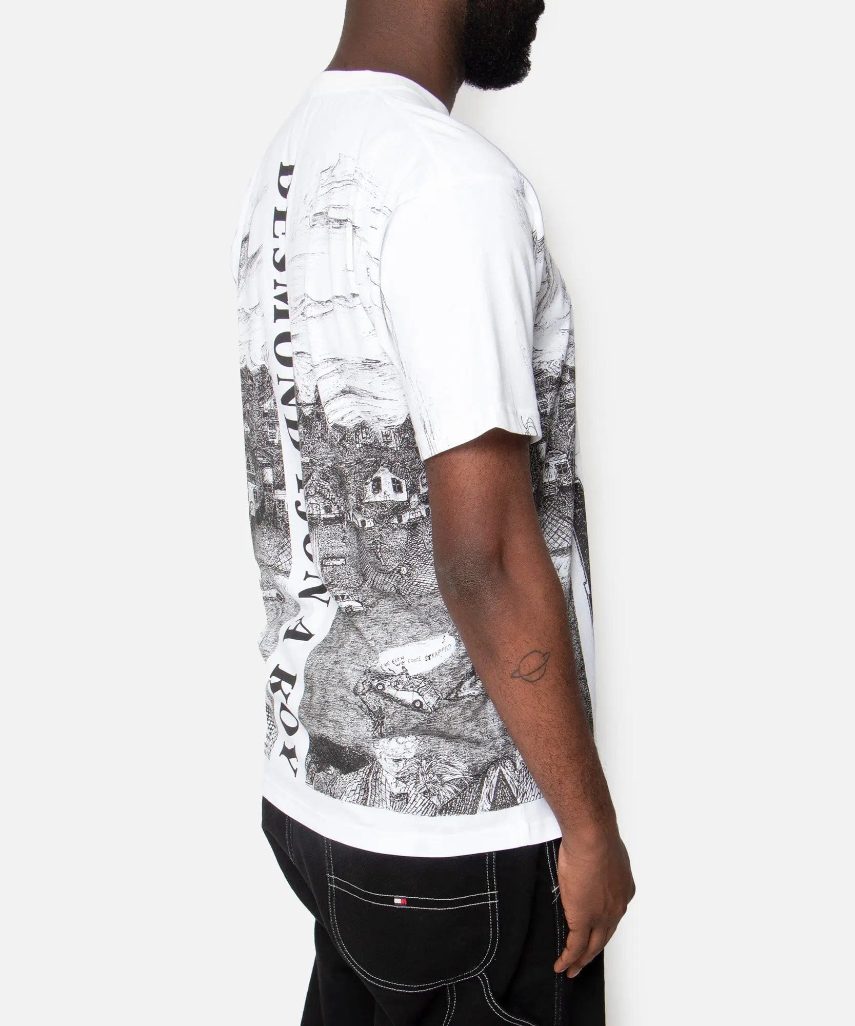 Gallery Patta x Outsiders Gallery Livin In The Fast Lane T - Shirt (White)