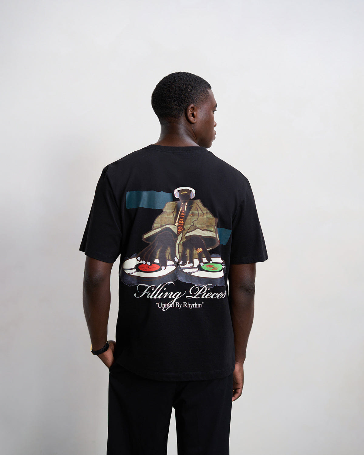 Trend Maven T - shirt DJ Black
