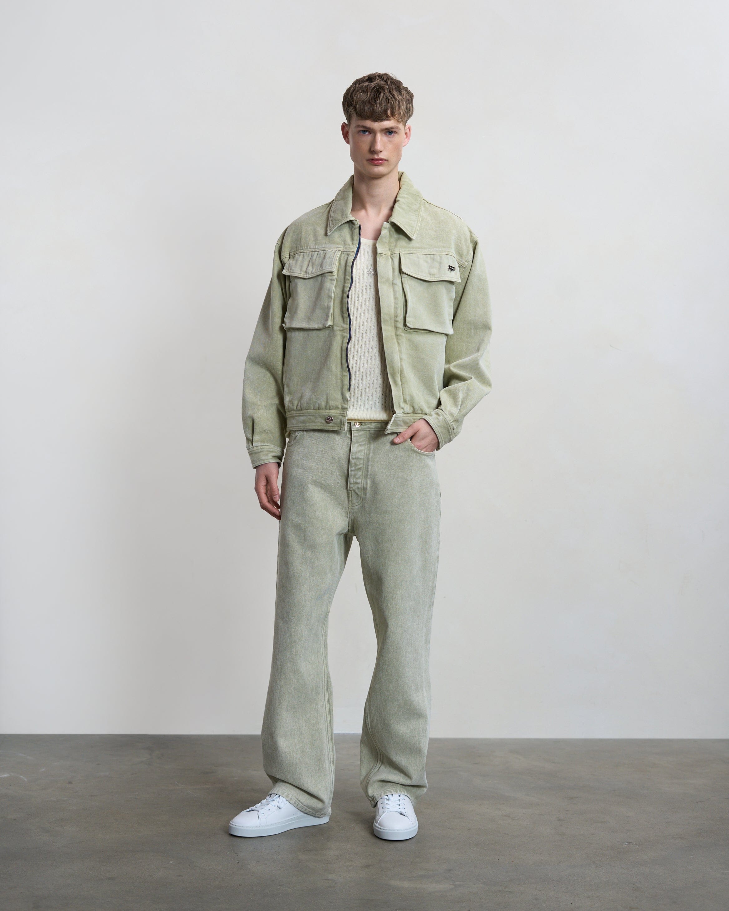 Trend Maven Denim Pants Tea