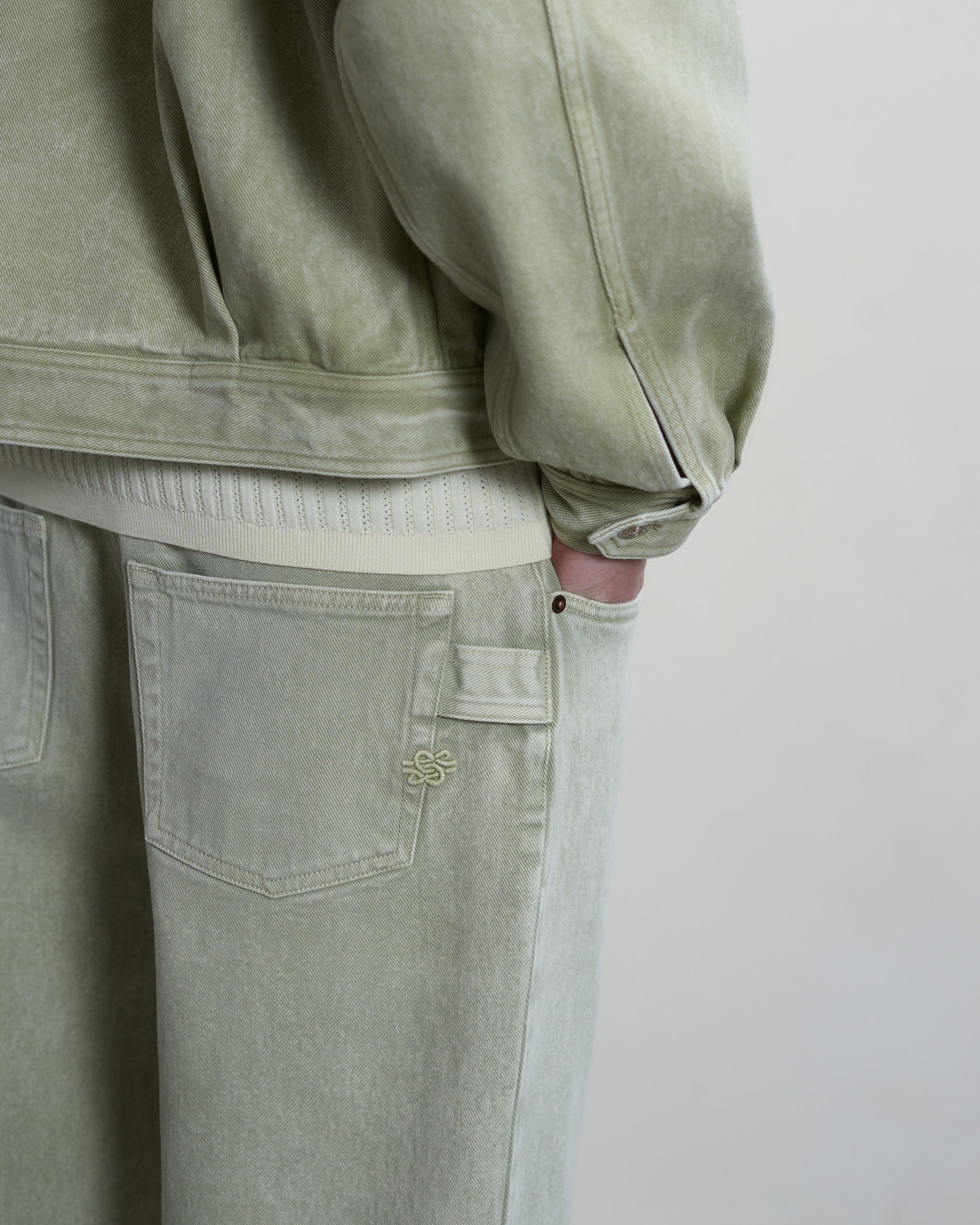 Trend Maven Denim Pants Tea