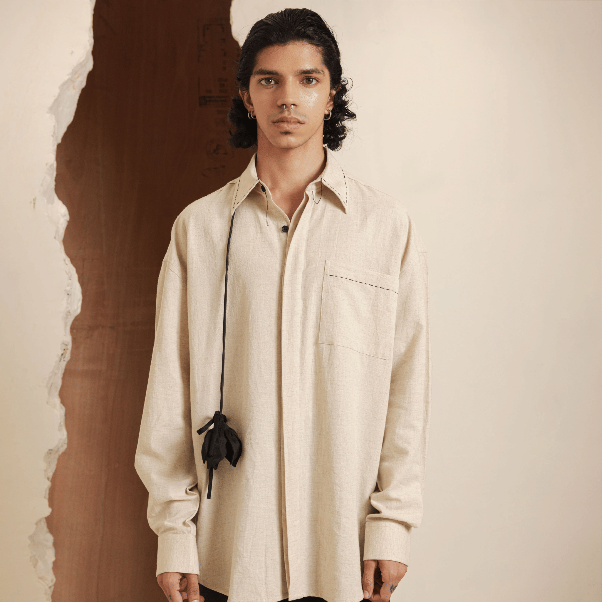Polite Society LILY OVERSHIRT (CREME)