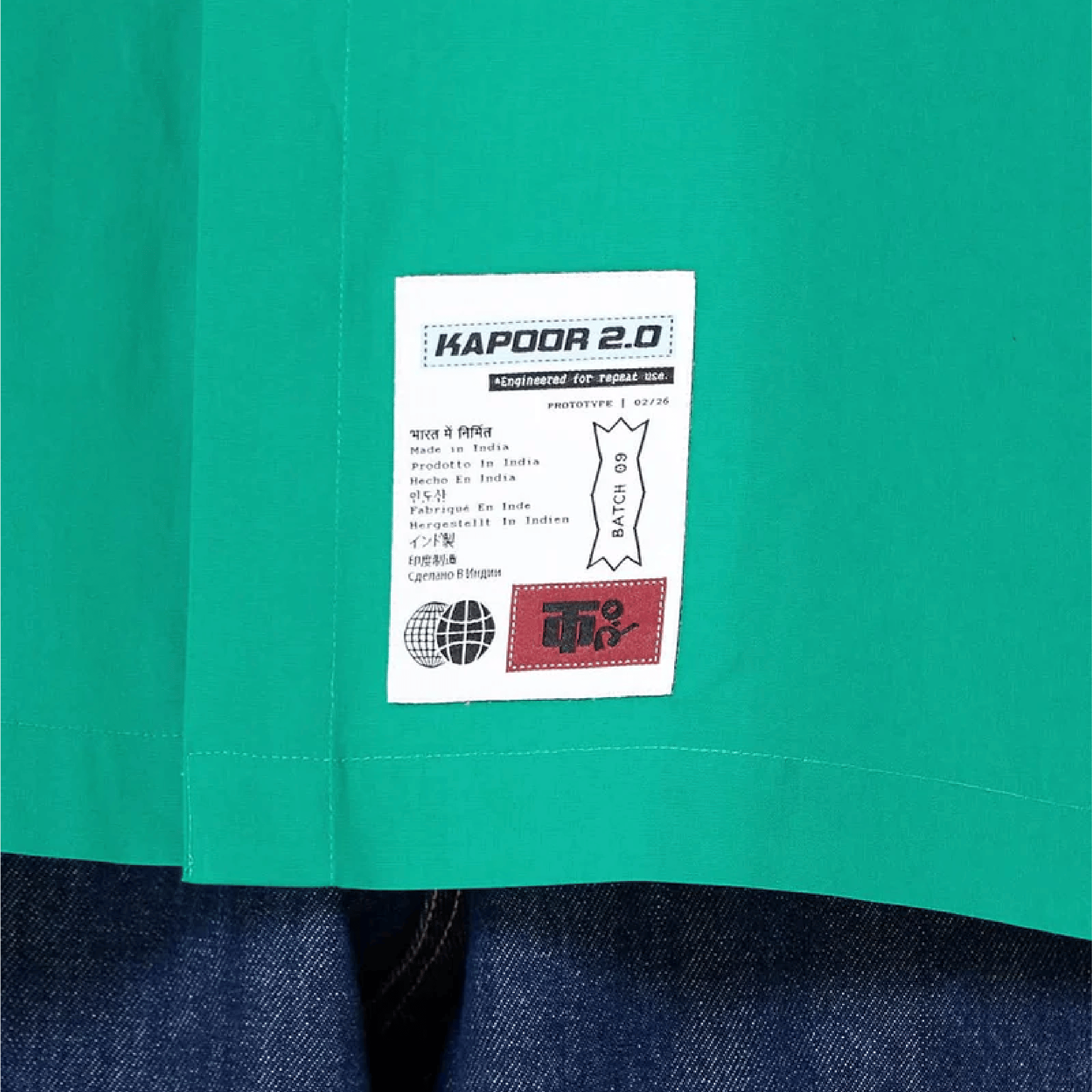 Kapoor 2.O Logo Oversized Shirt