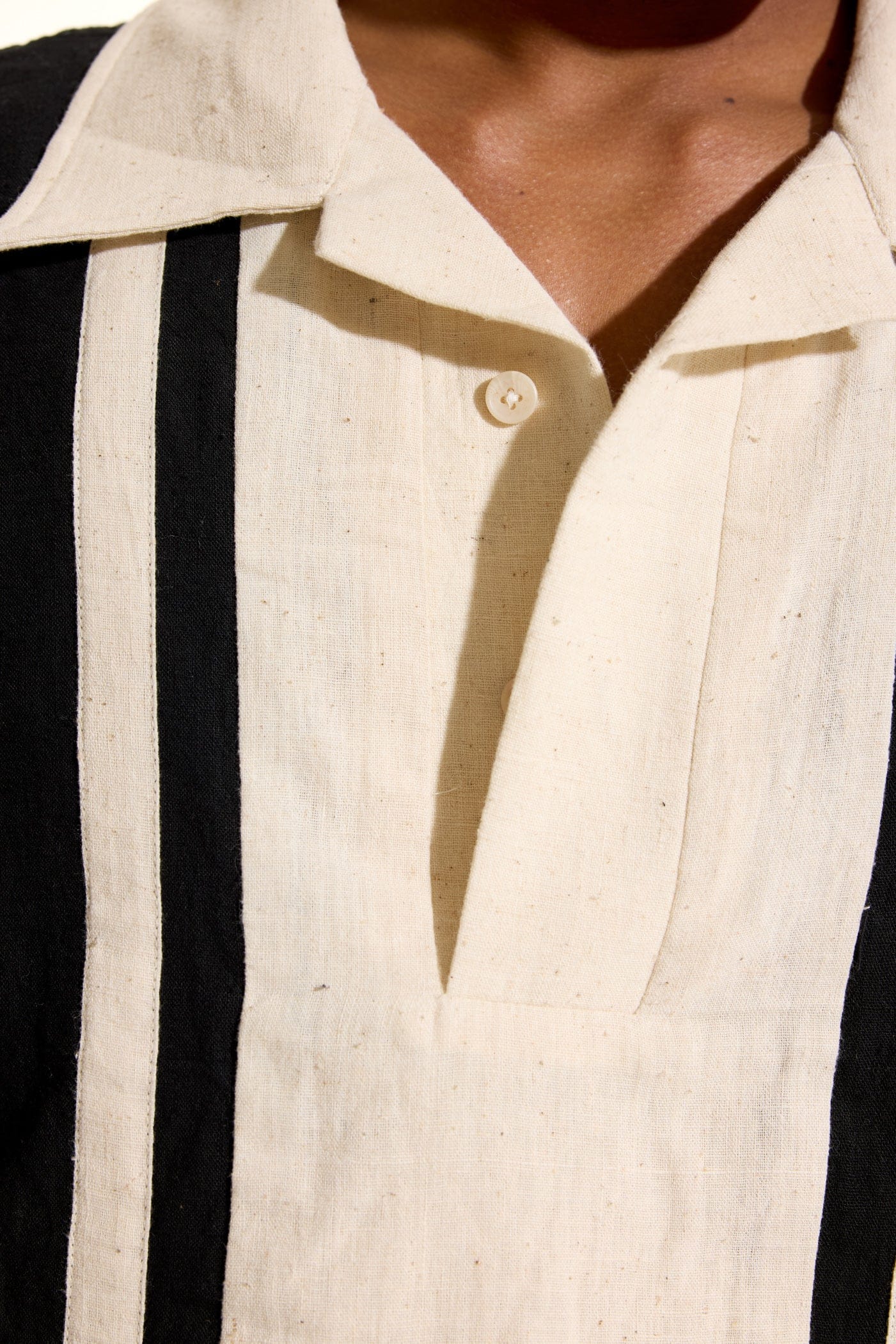 Polo Stripe Black Polo Shirt