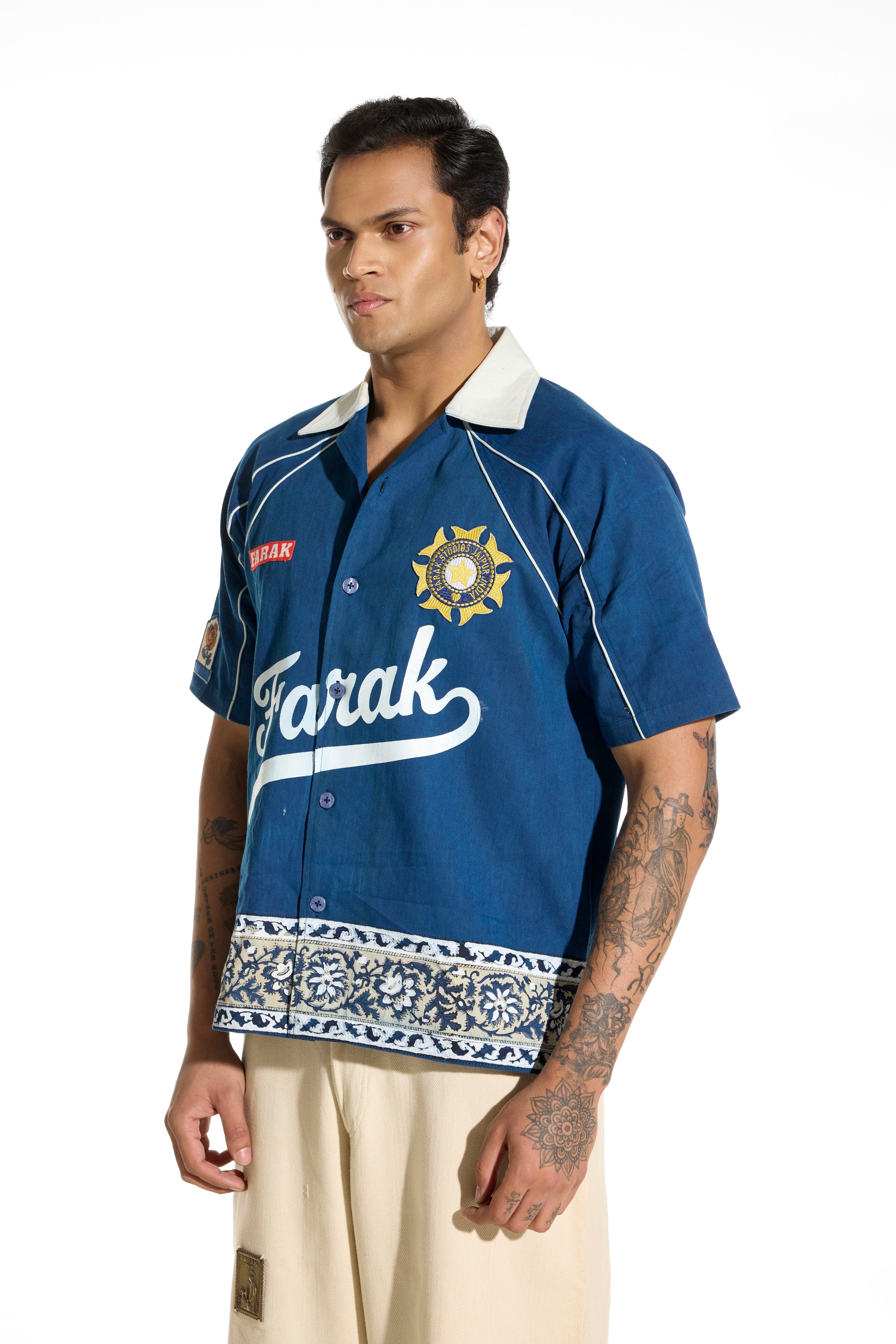 F A R A K Indigo Shirt