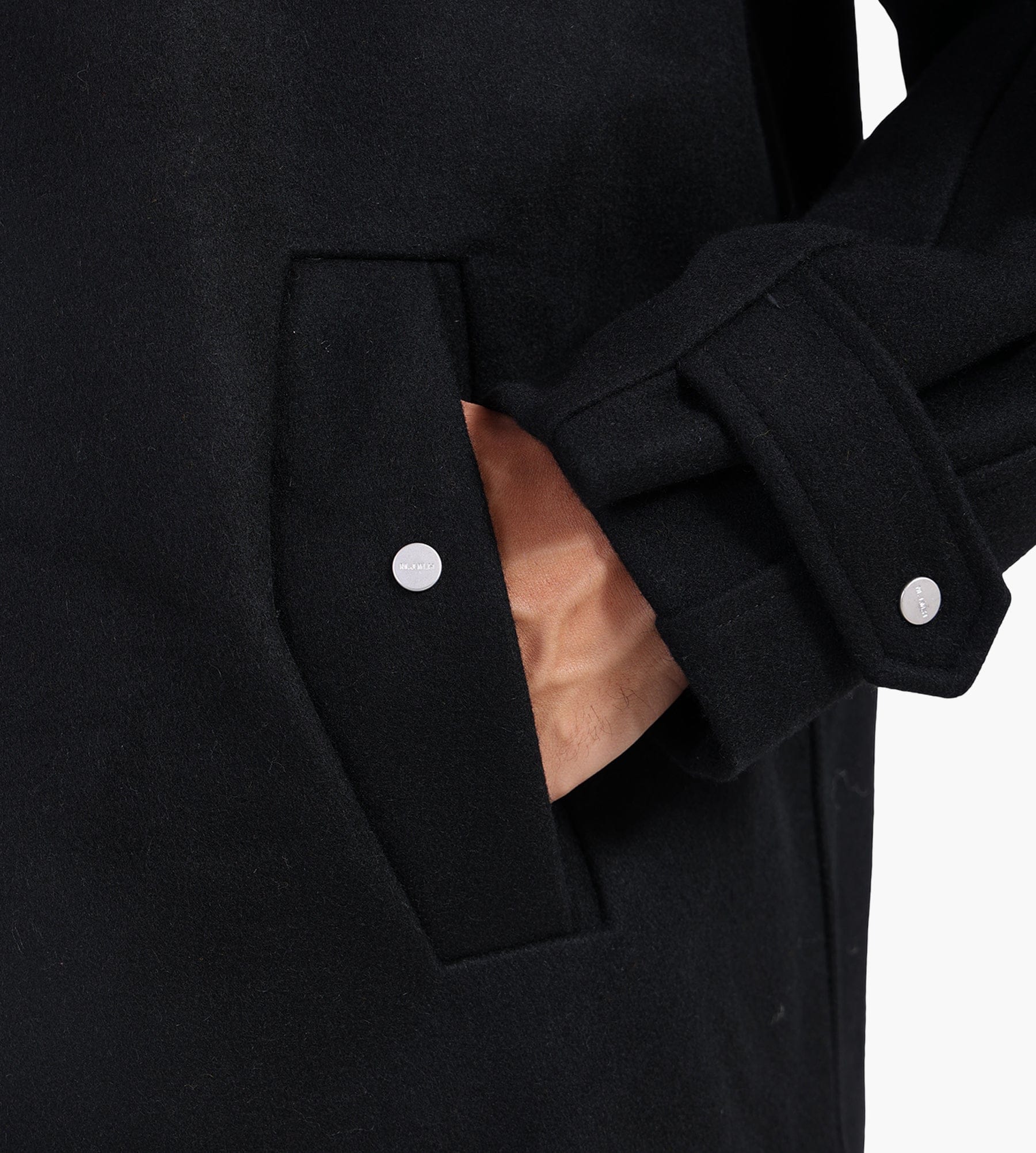 Baskèts | M.J.M.H Wool Coat Black
