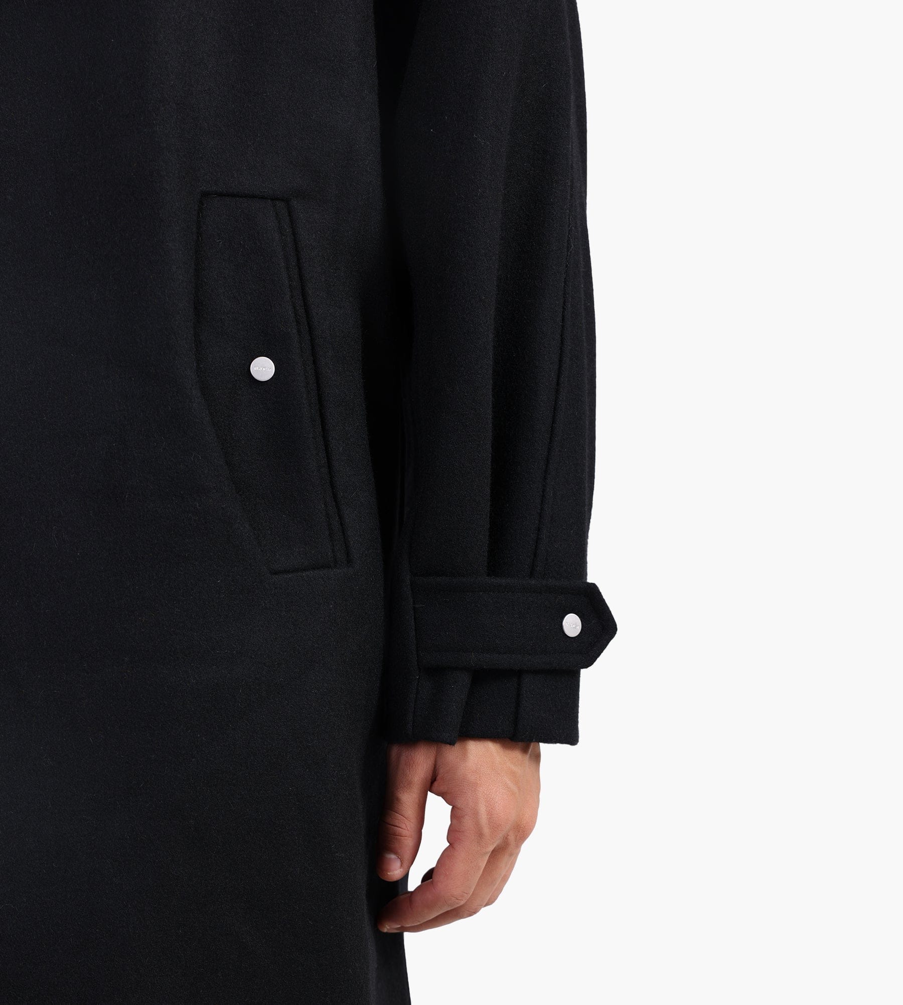 Baskèts | M.J.M.H Wool Coat Black