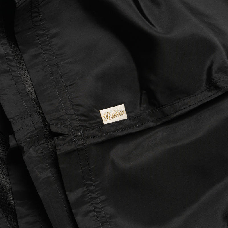 Politics Split Shorts - Black