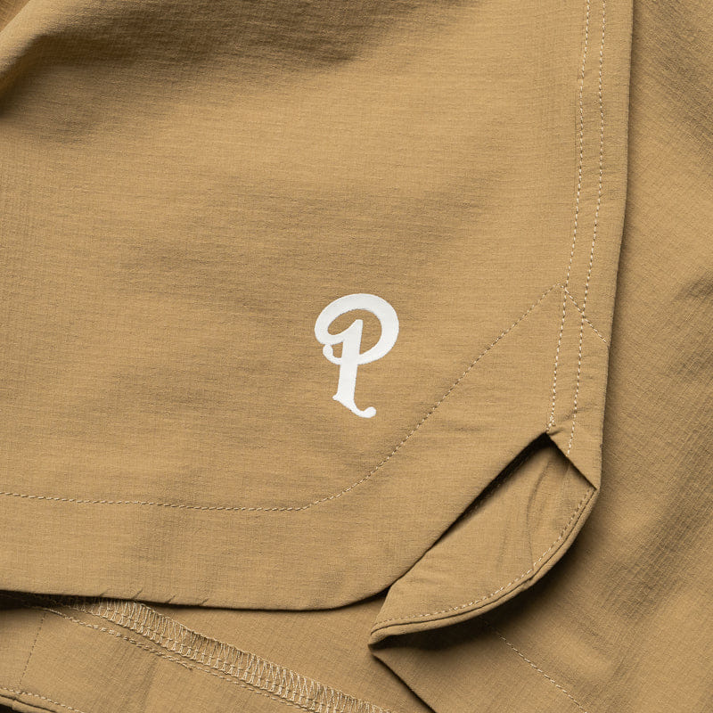 Politics Stride Shorts - Tan
