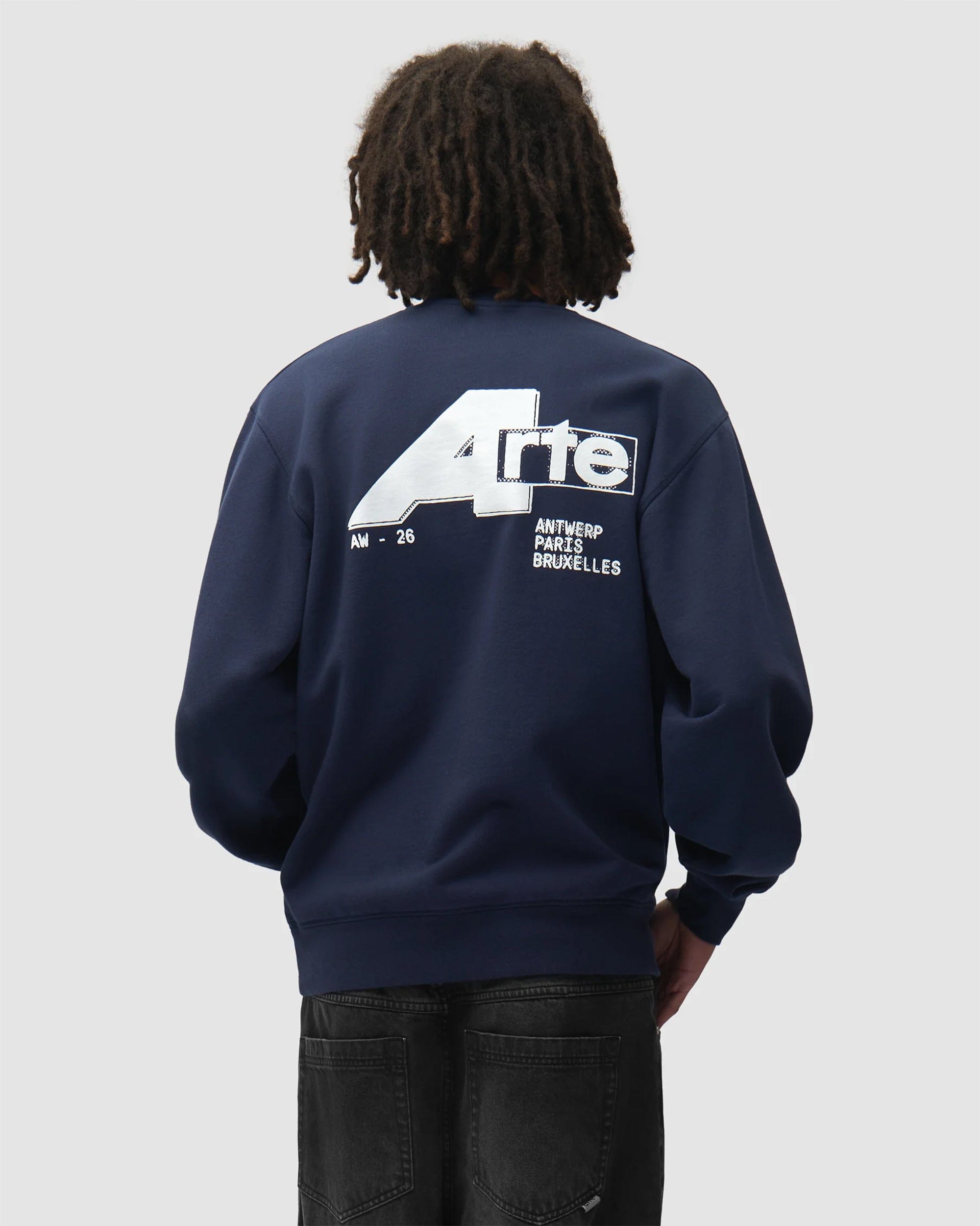 Arte Antwerp Sudadera con gráfico Relaxed Arte Antwerp City para hombre