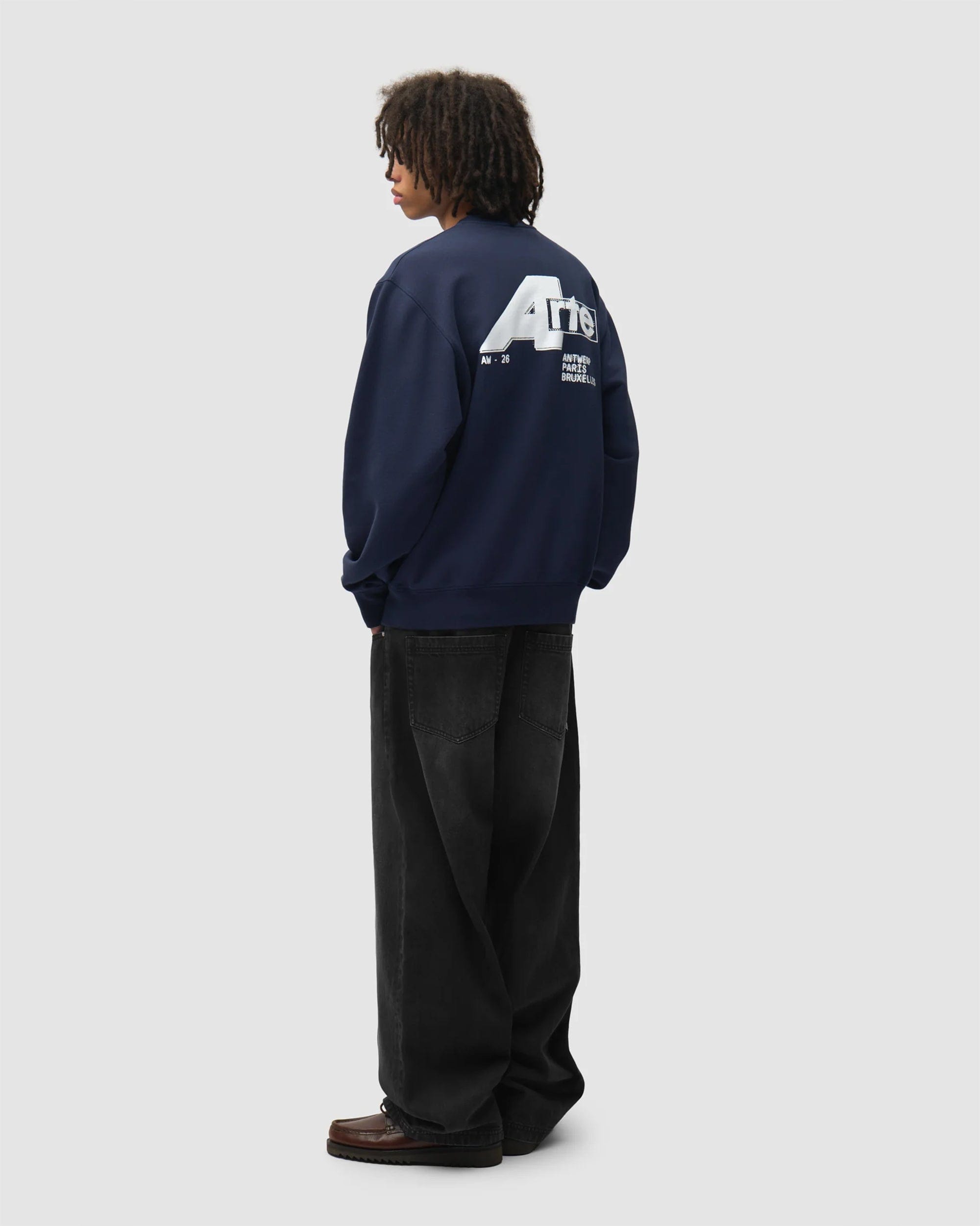 Arte Antwerp Sudadera con gráfico Relaxed Arte Antwerp City para hombre