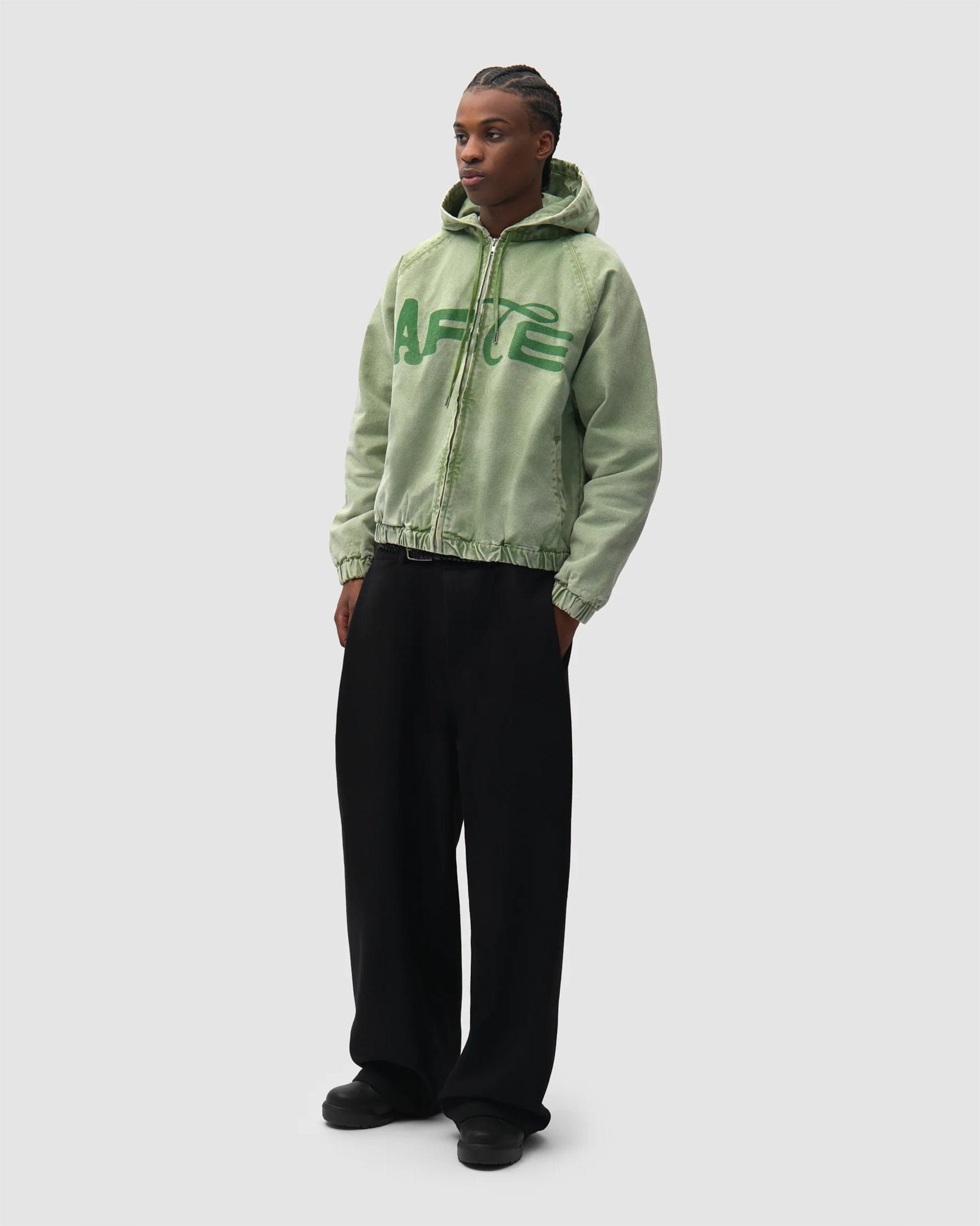 Arte Antwerp Sudadera con cremallera con logo Boxy Arte Antwerp Polyform Canvas para hombre