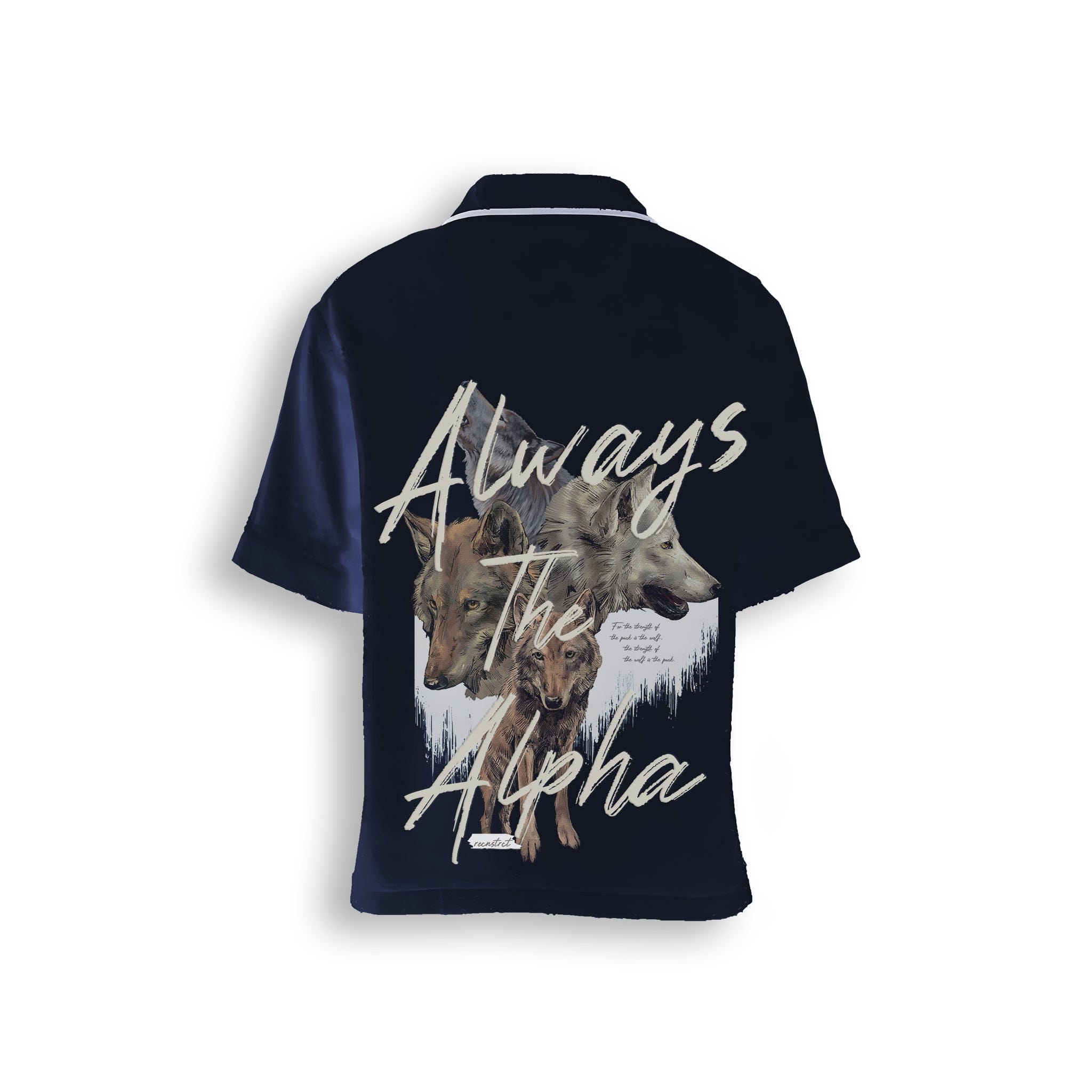 Recnstrct Alpha shirt - Navy blue