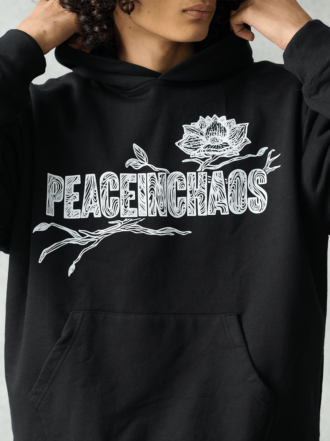 Chaos Theory Growth Hoodie - Black