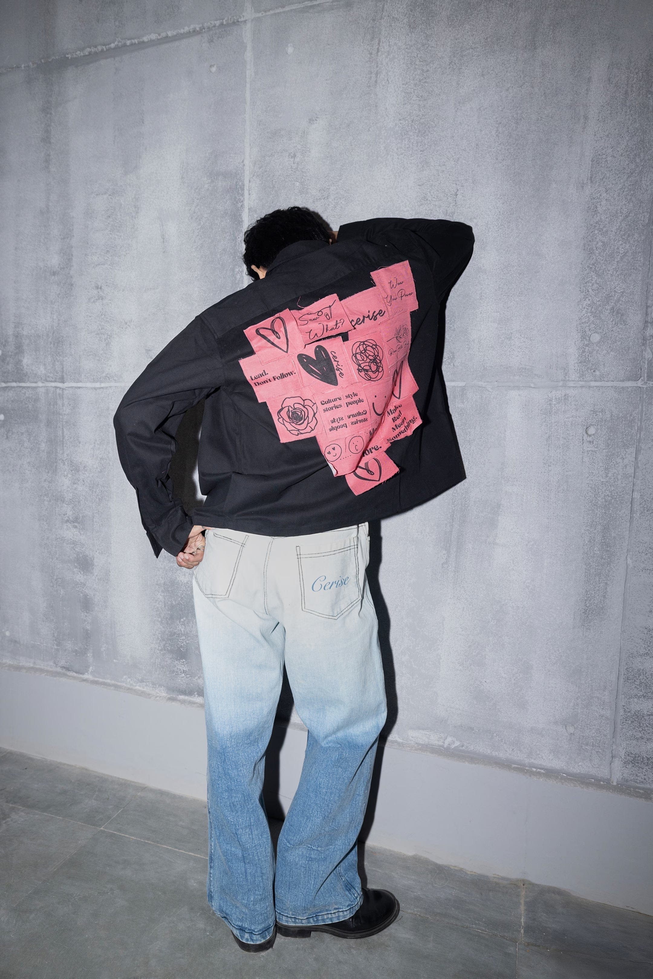 Cerise Clothing CERISE STICKY NOTE SHACKET