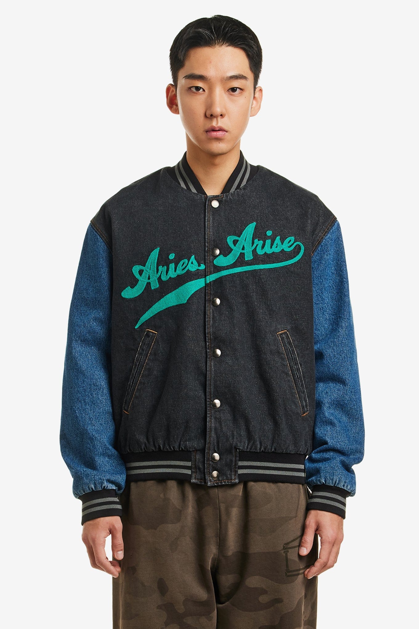 ARIES VARSITY DENIM JACKET