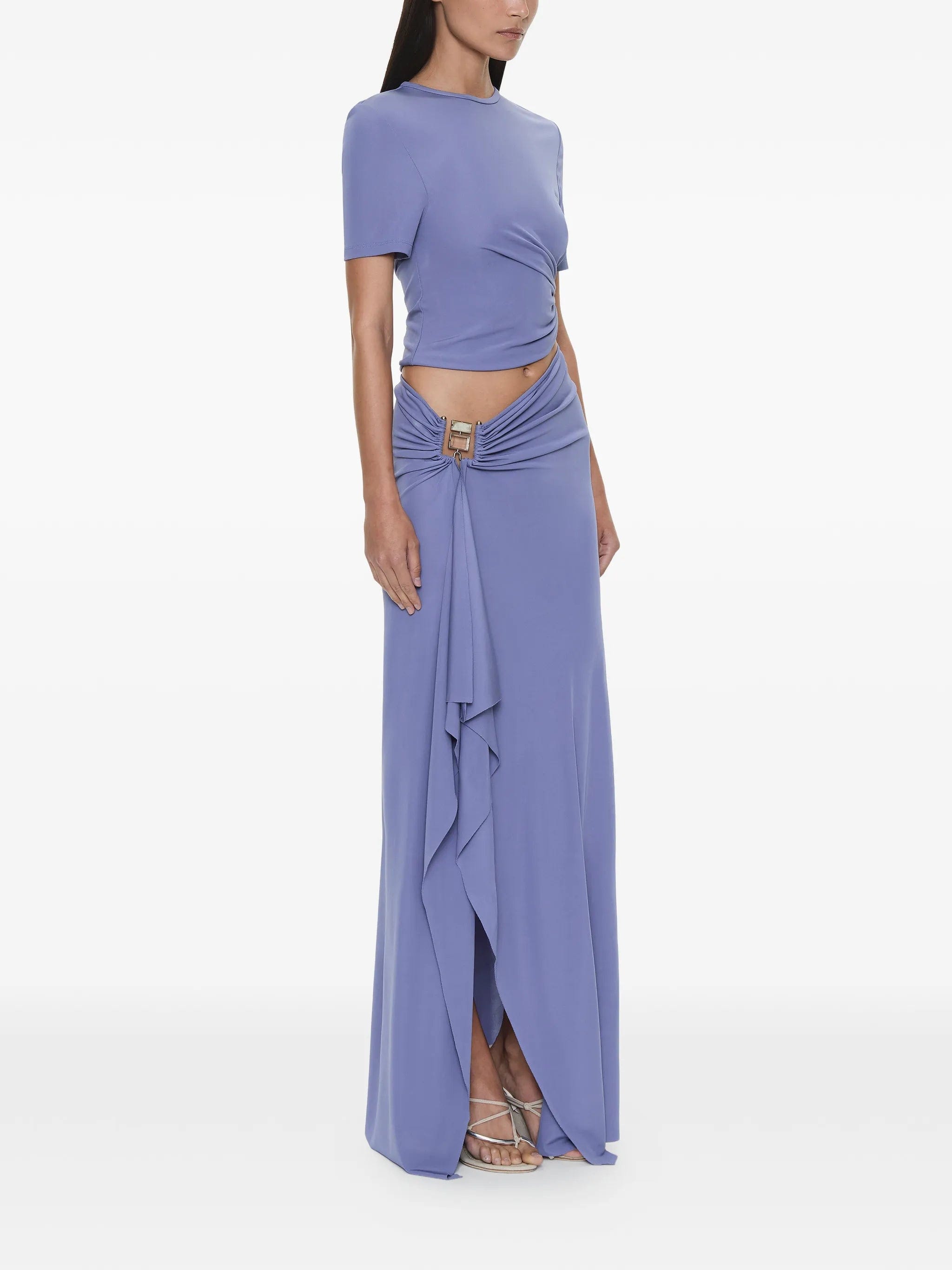 Christopher Esber ruched T - shirt