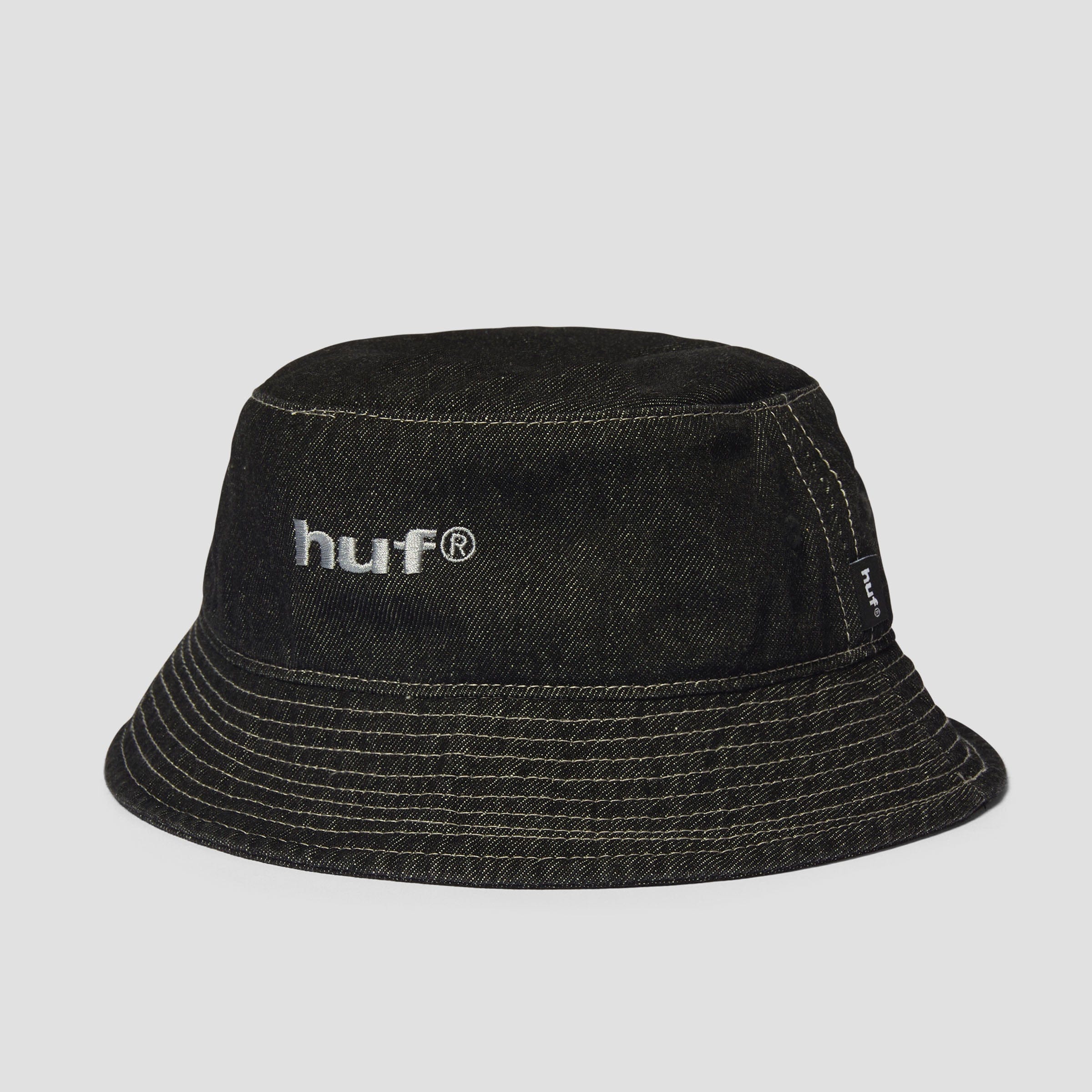 HUF Cassel Bucket Hat Washed Black