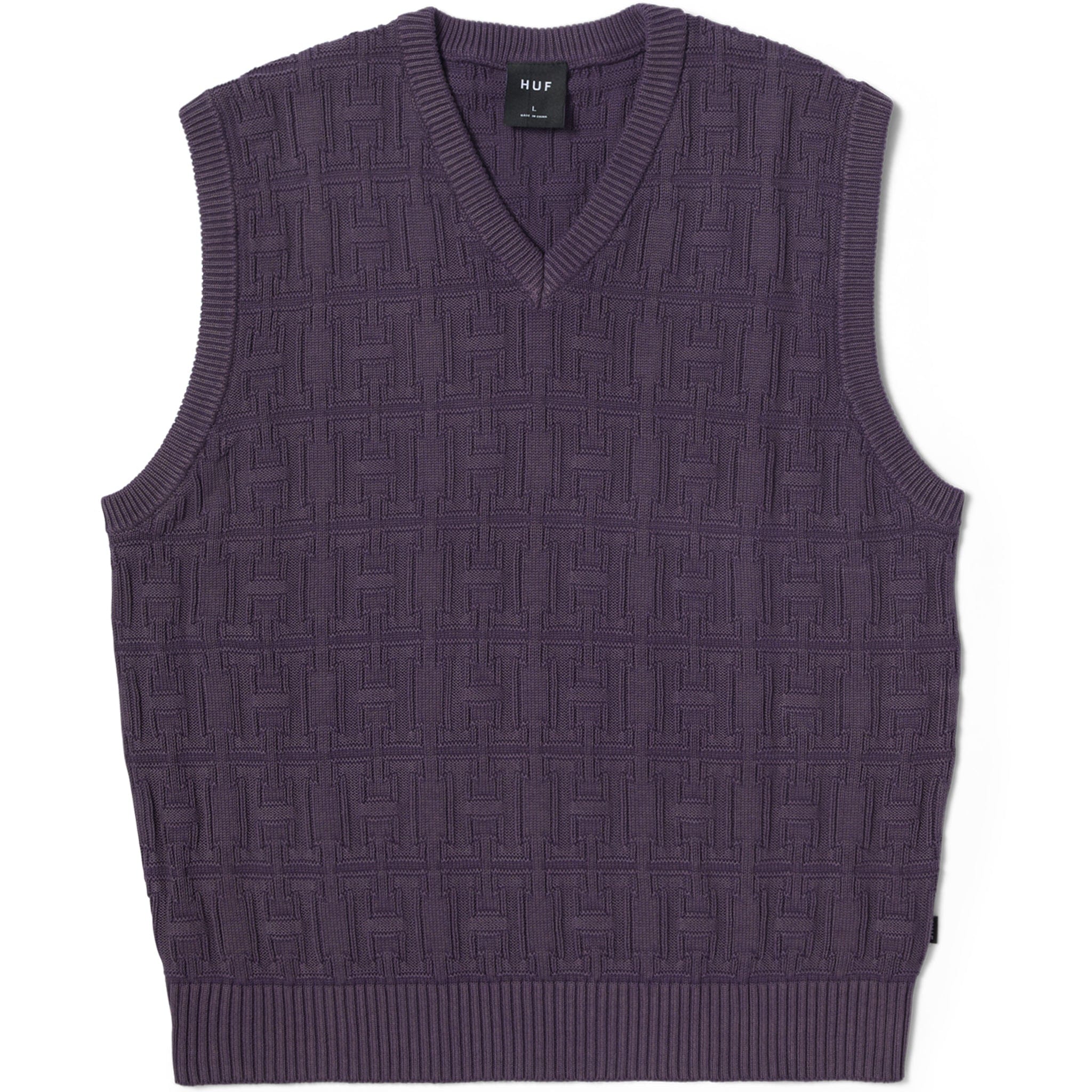 HUF Interlaced Jacquard Overdyed Vest