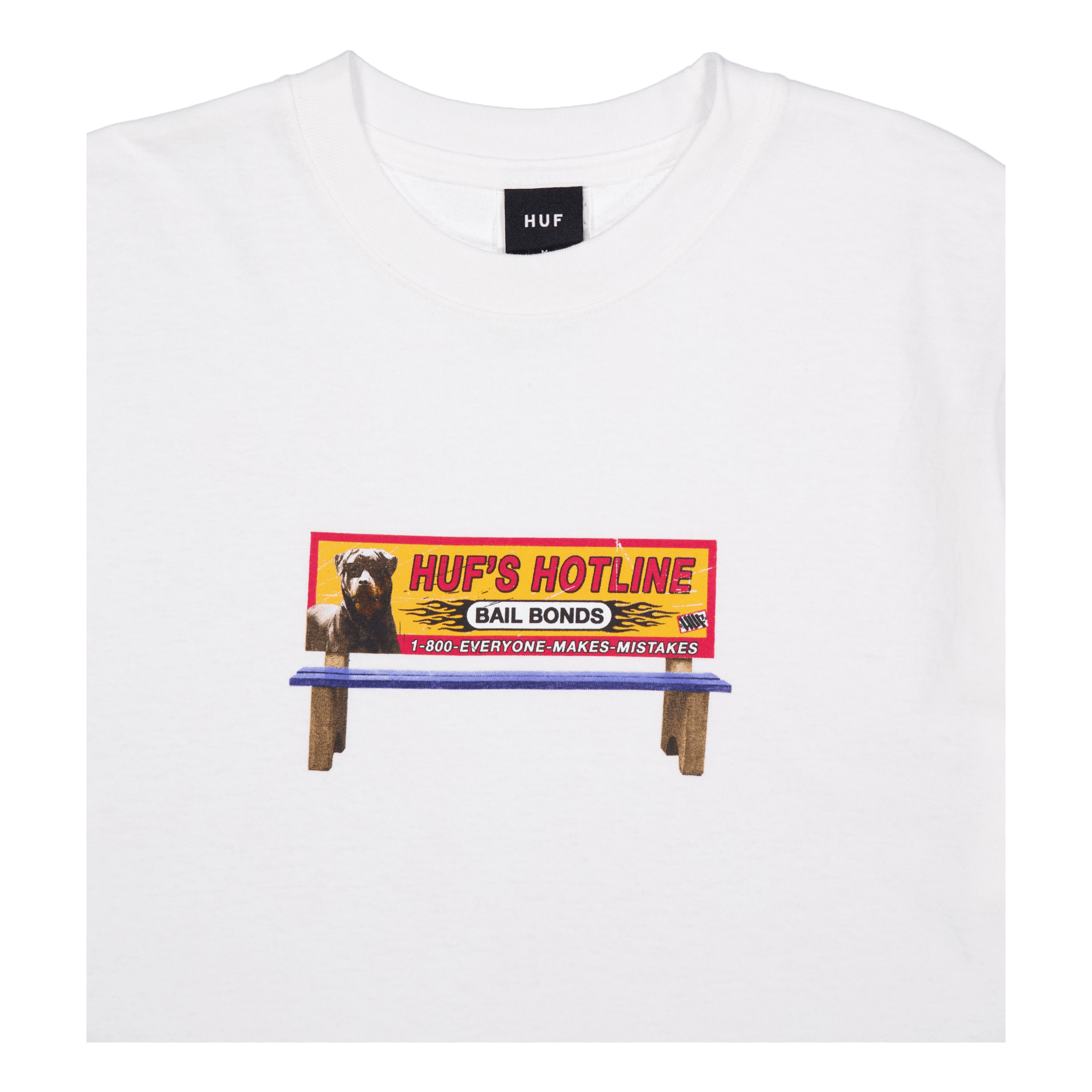HUF Bail Bonds S/s T-Shirt White