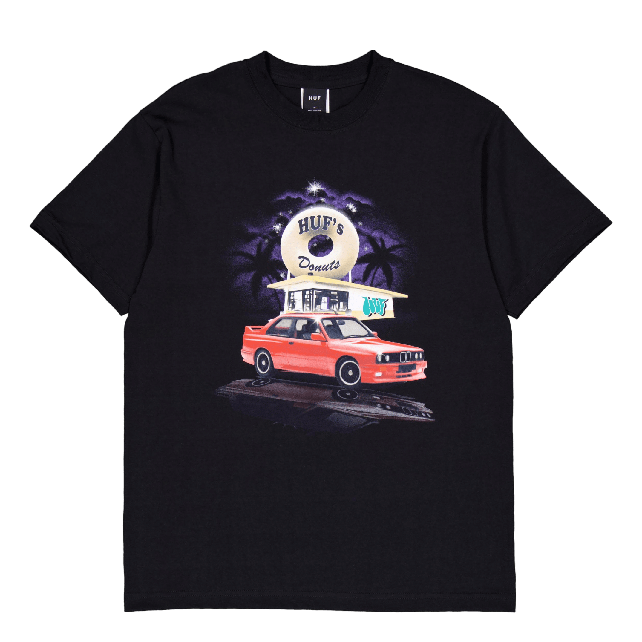 HUF Drive Thru S/s T-Shirt Black