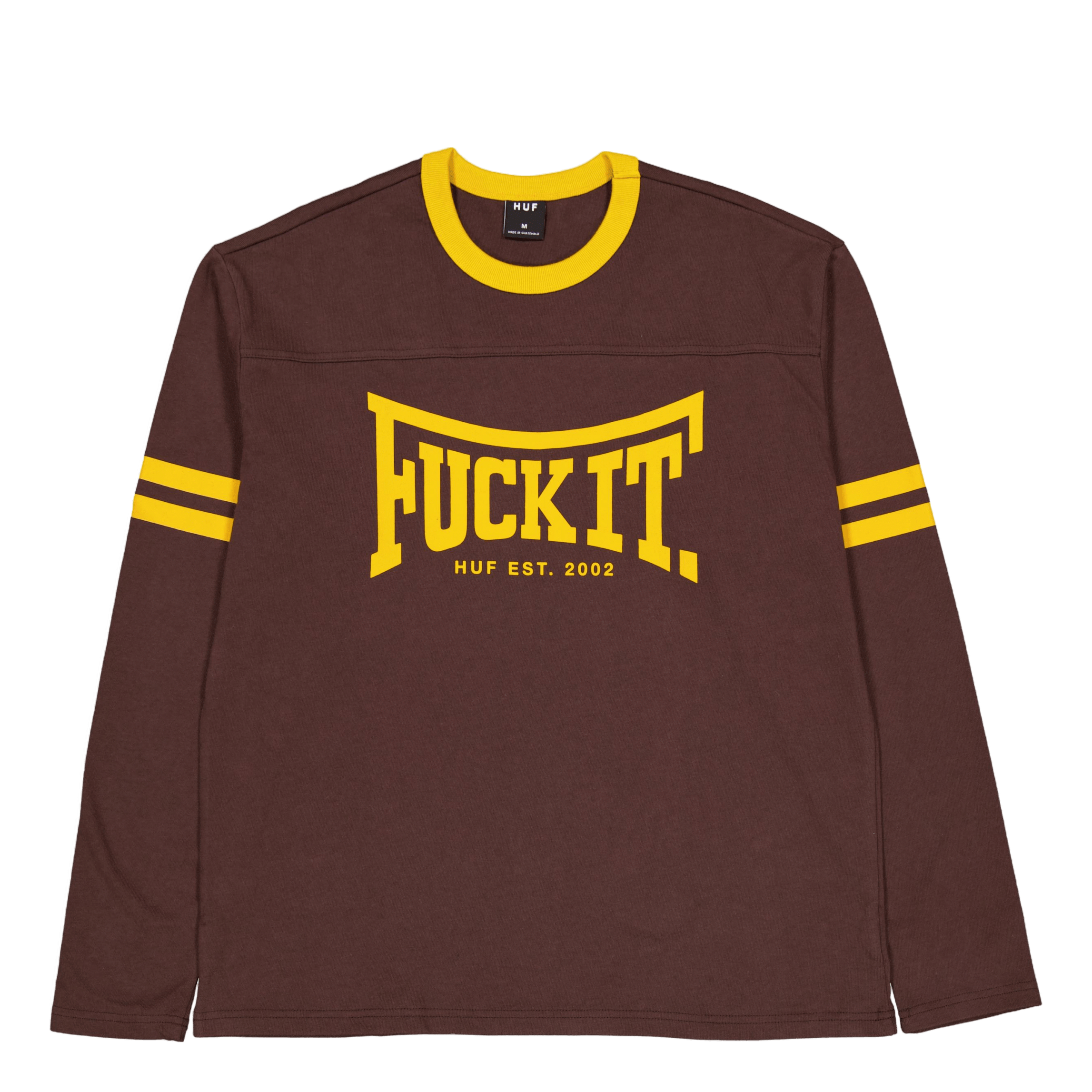 HUF Exeter L/s Football Shirt Espresso