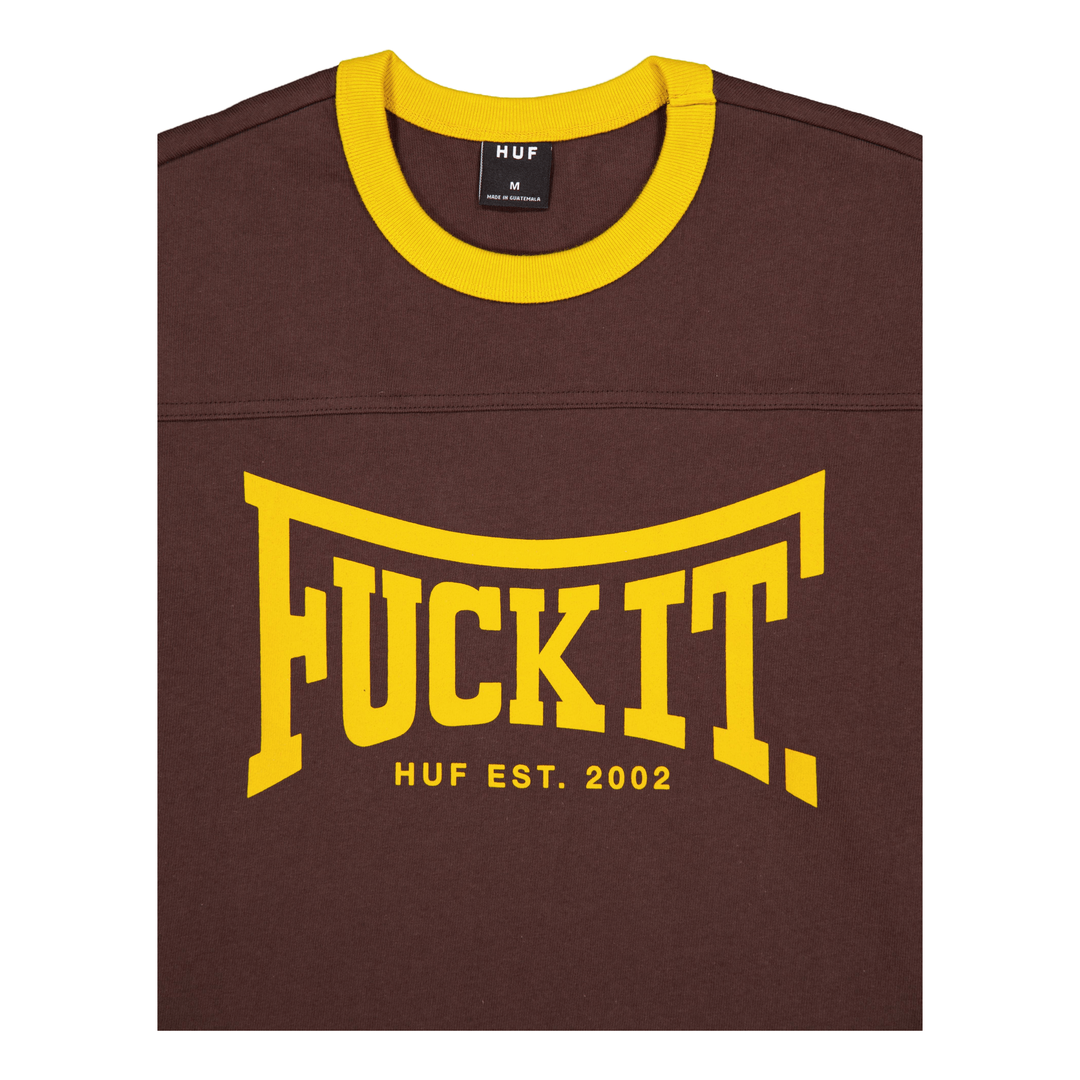 HUF Exeter L/s Football Shirt Espresso