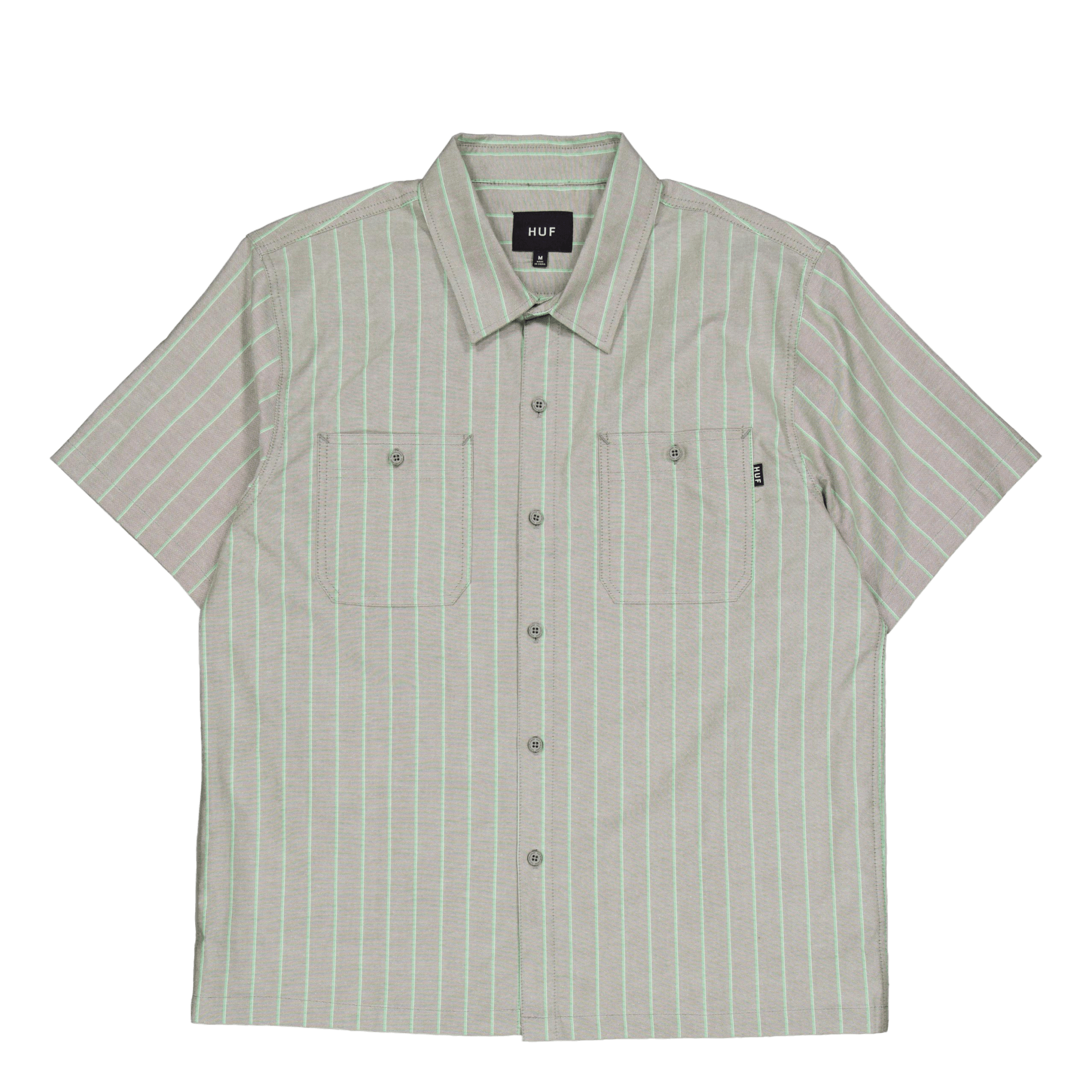 HUF Parker S/s Work Shirt Dried Herb